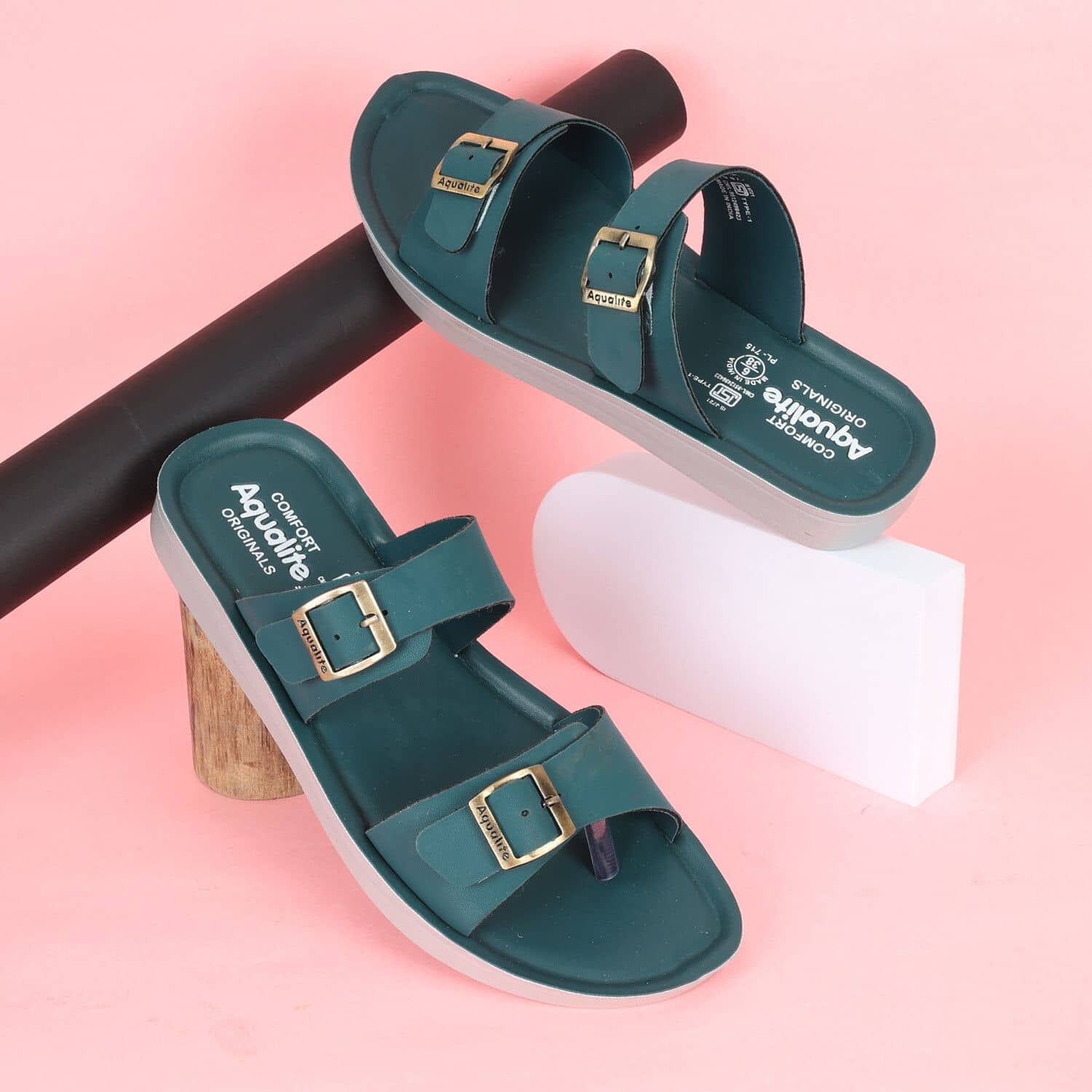 Aqualite Gray Women's Floater Sandals
