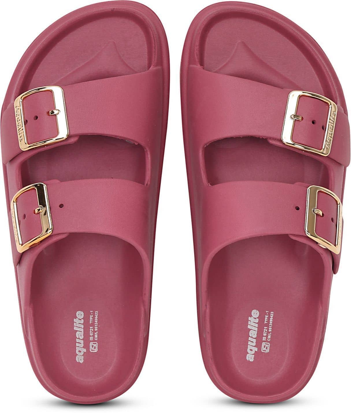 Aqualite Maroon Women's Floater Sandals