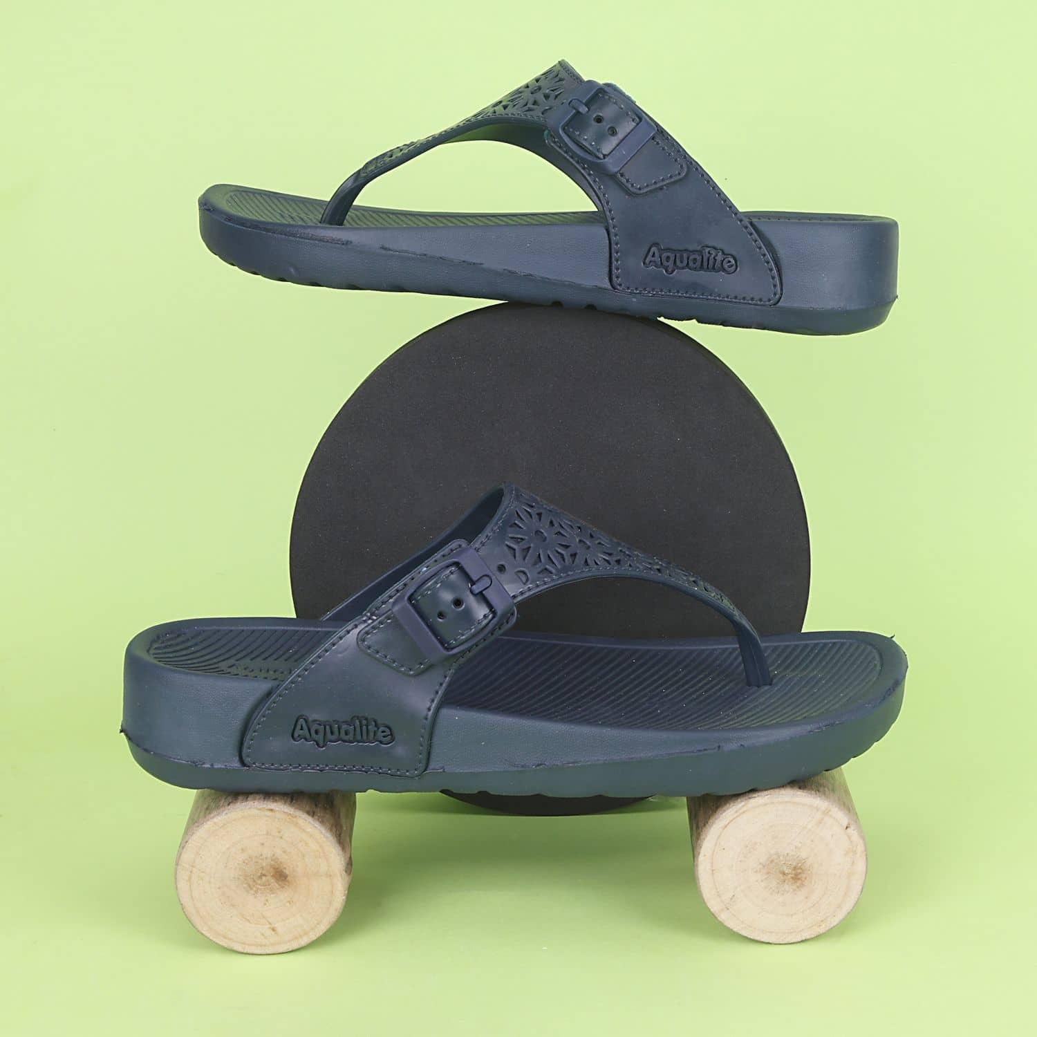 Aqualite Navy Women's Floater Sandals