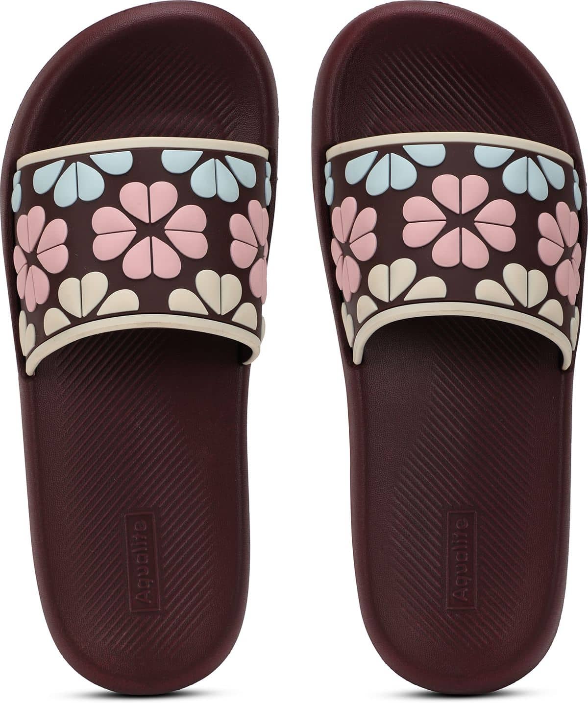 Aqualite Red Women's Slide Flip Flop