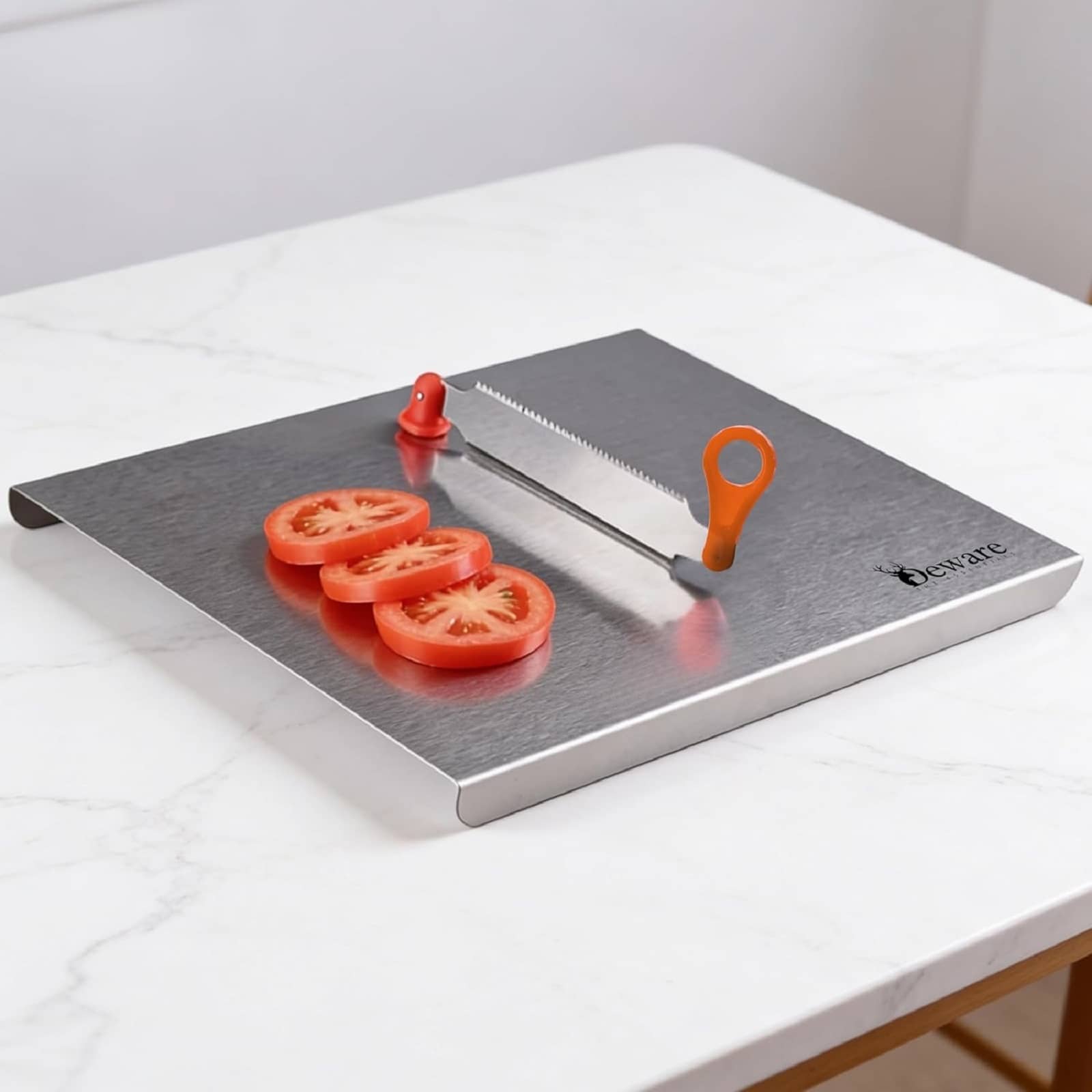 Weizny Steel Chopping Board 35 cm ( Pack of 1 )