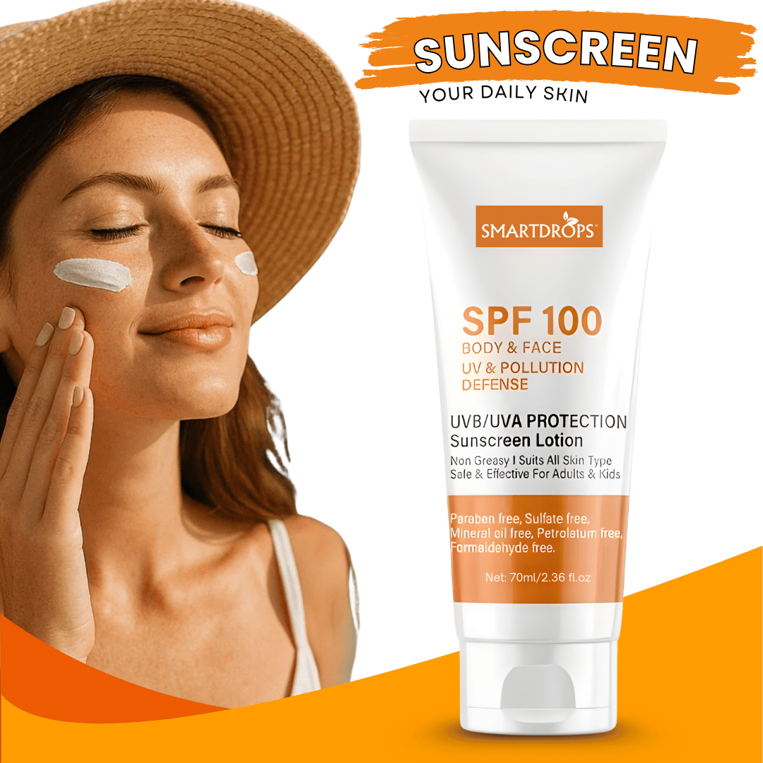 Smartdrops Sunscreen Lotion For All Skin Type ( Pack of 1 )