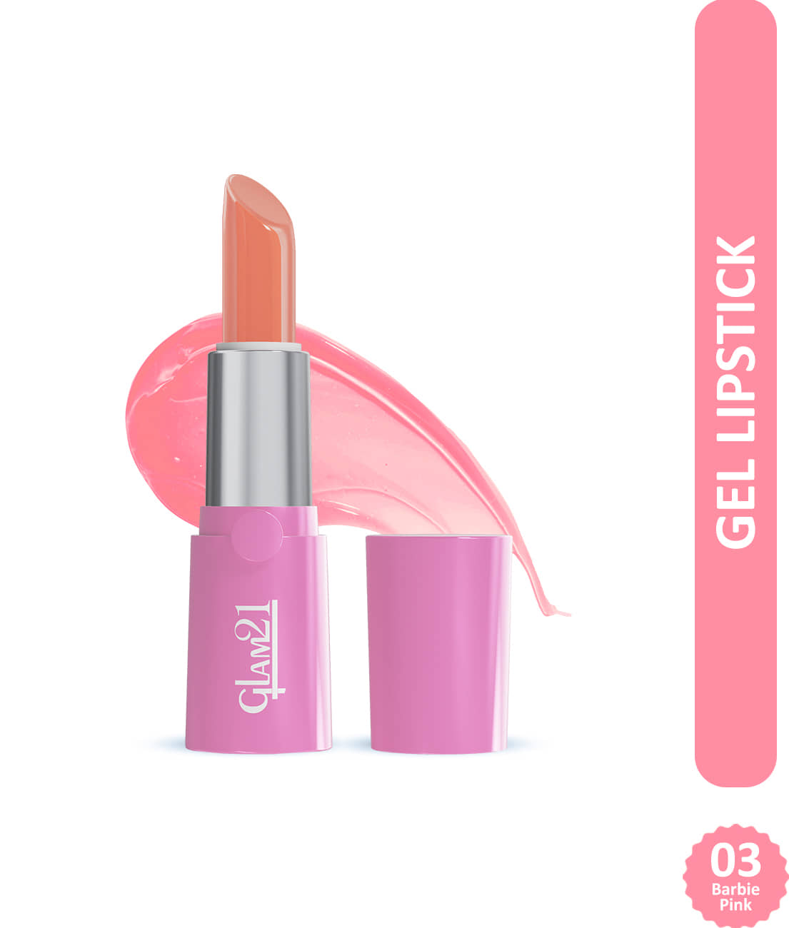 Glam21 High Definition Lipstick With LightWeight & Moisturizing Gel Formula 3.6gm Flame Red-02