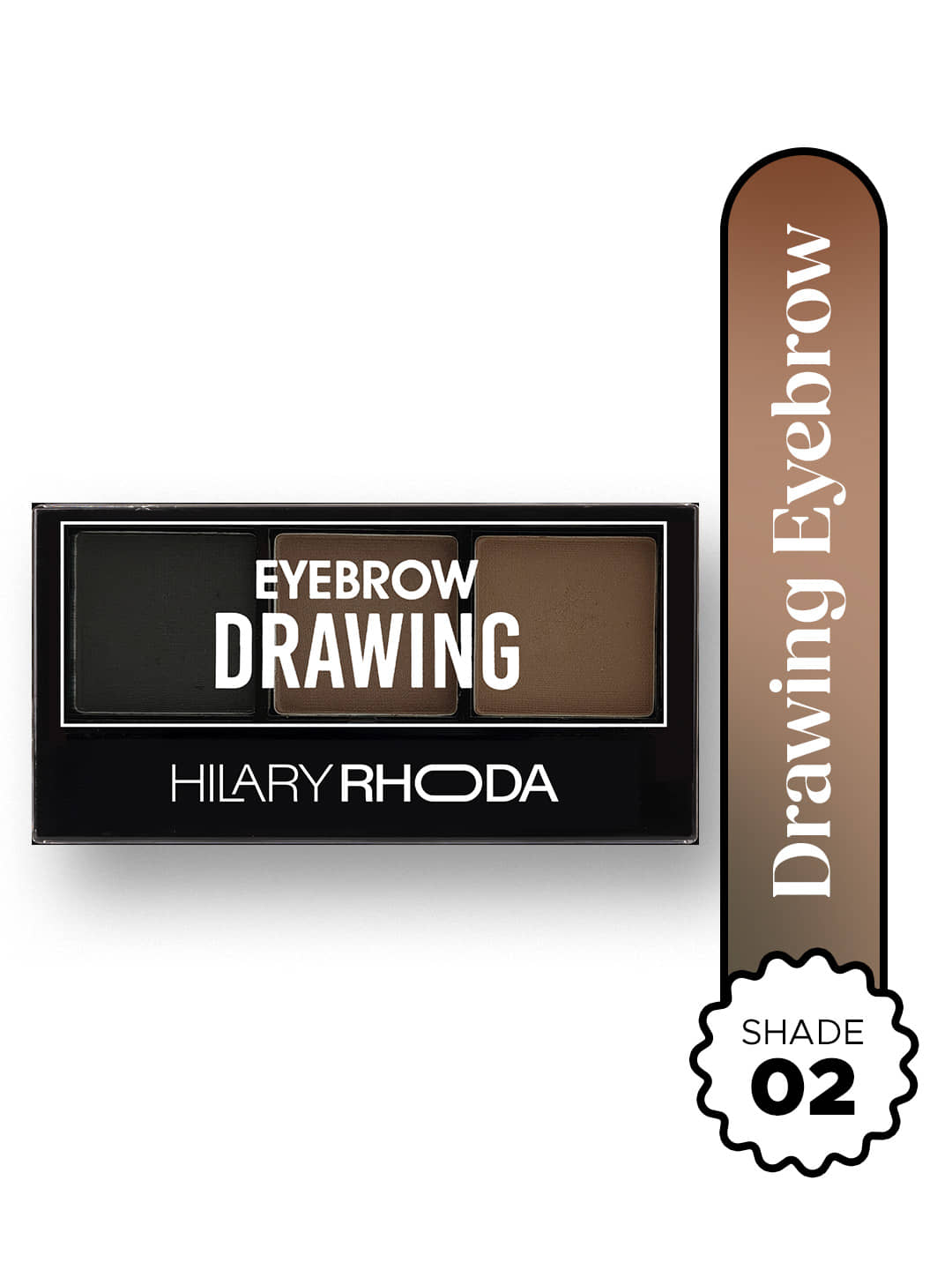Hilary Rhoda Shade 01 Brow Eyebrow Kit Shade 01 Black 44 g - Makeup - Eyes | Buy online on ZillyBuy