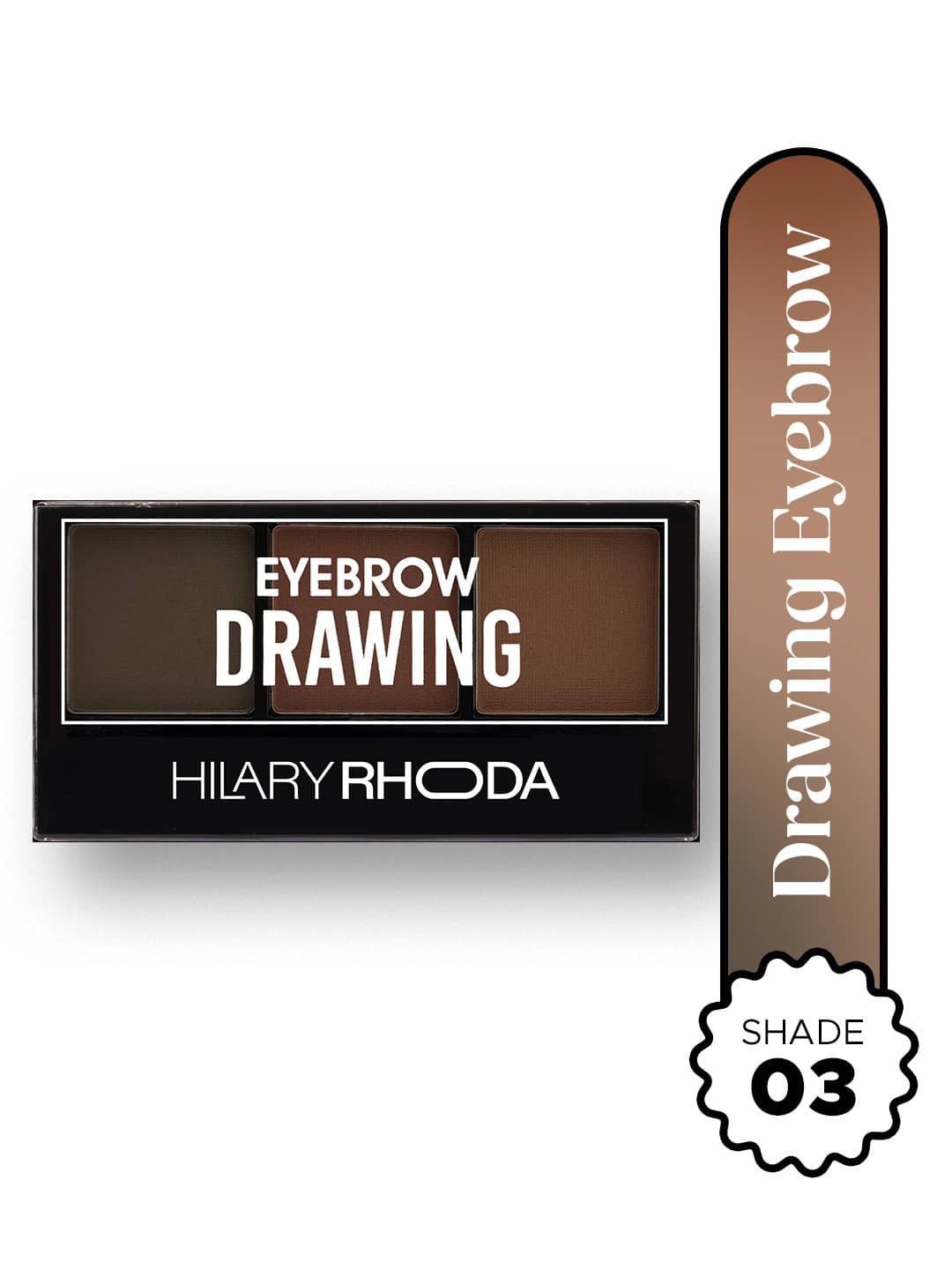 Hilary Rhoda Shade 01 Brow Eyebrow Kit Shade 01 Black 44 g - Makeup - Eyes | Buy online on ZillyBuy