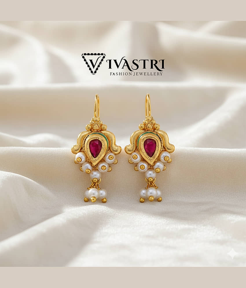 VIVASTRI Golden EarCuff Earrings ( Pack of 1 ) - Earrings | Buy online on ZillyBuy