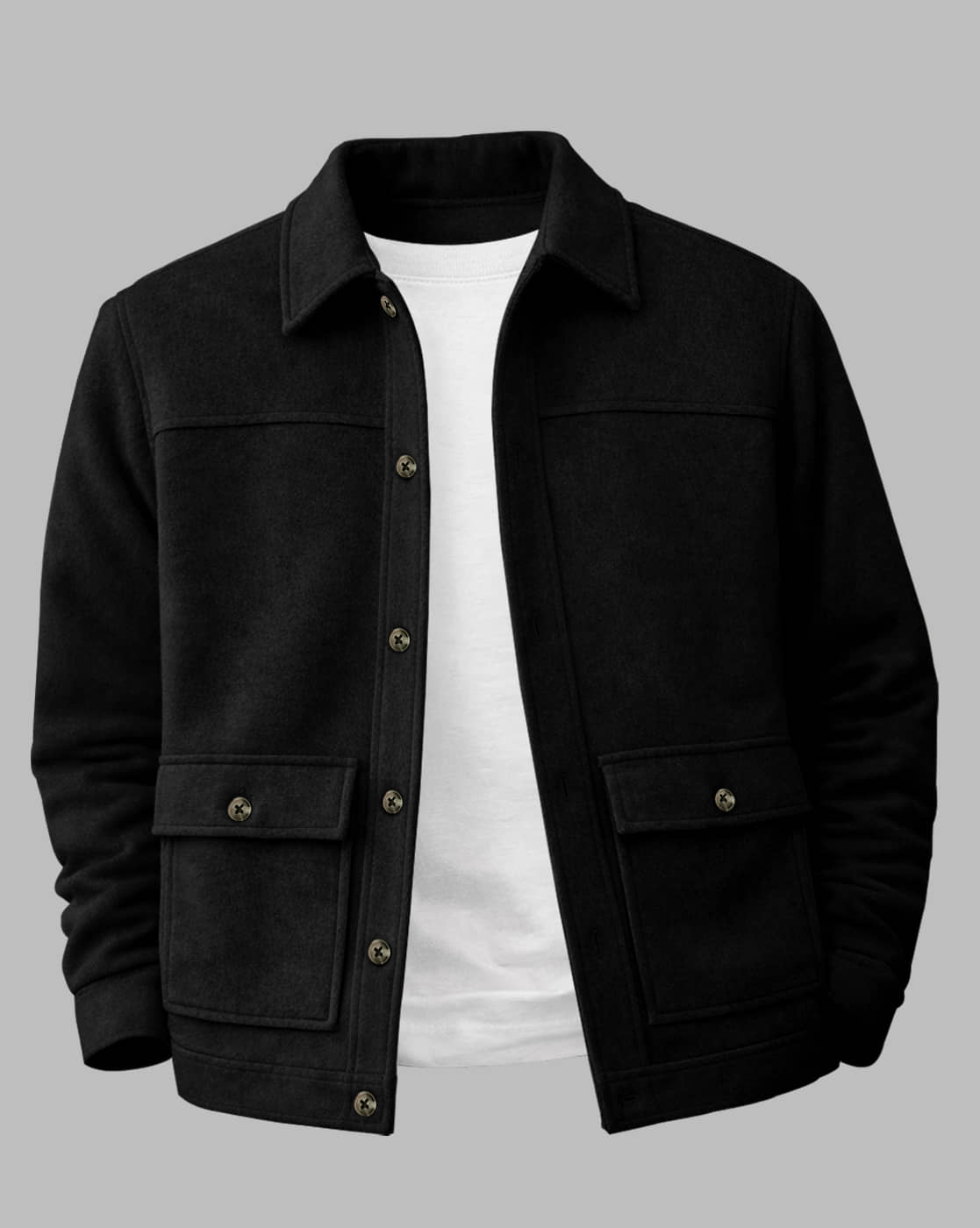 Eyebogler Polyester Men's Casual Jacket - Black ( Pack of 1 ) - Jackets & Coats | Buy online on ZillyBuy