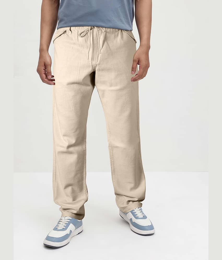 JB JUST BLACK Relax Men's Joggers - Cream ( Pack of 1 ) - Trousers | Buy online on ZillyBuy