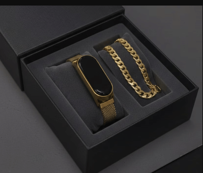 THMT Gold Metal Analog Men's Watch