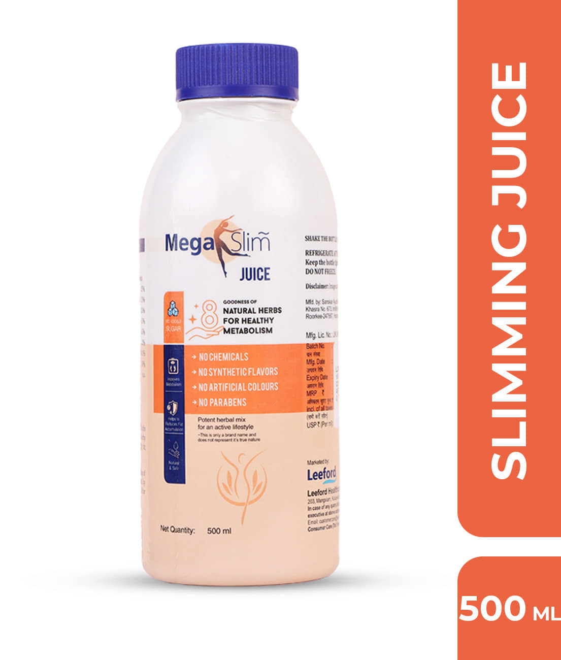 Megaslim Weight Management juice | Supports Metabolism, no paraben, no chemicals 500ml