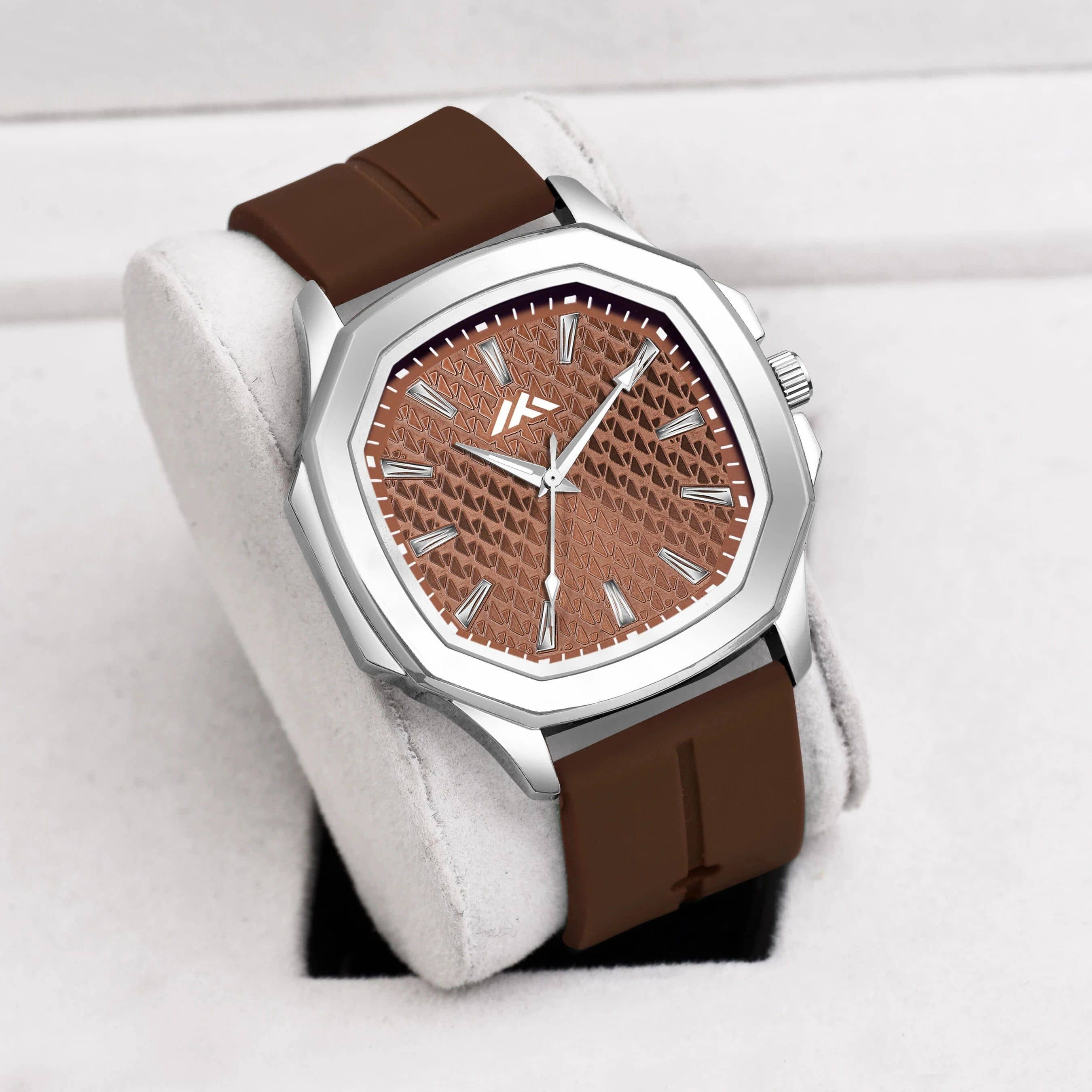 Shivark Light Grey Silicon Analog Men's Watch