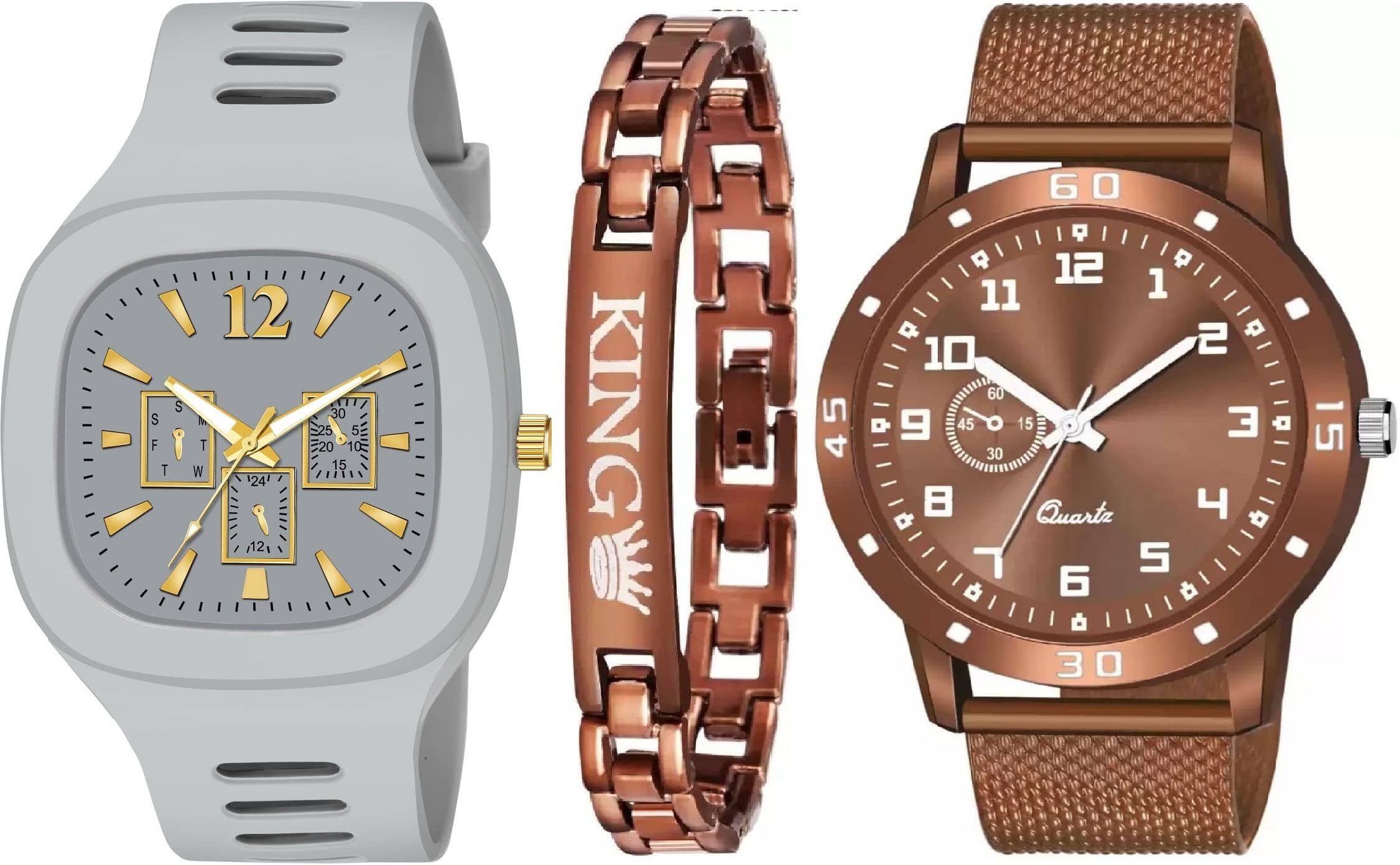 Shivark Multicolor Silicon Analog Men's Watch