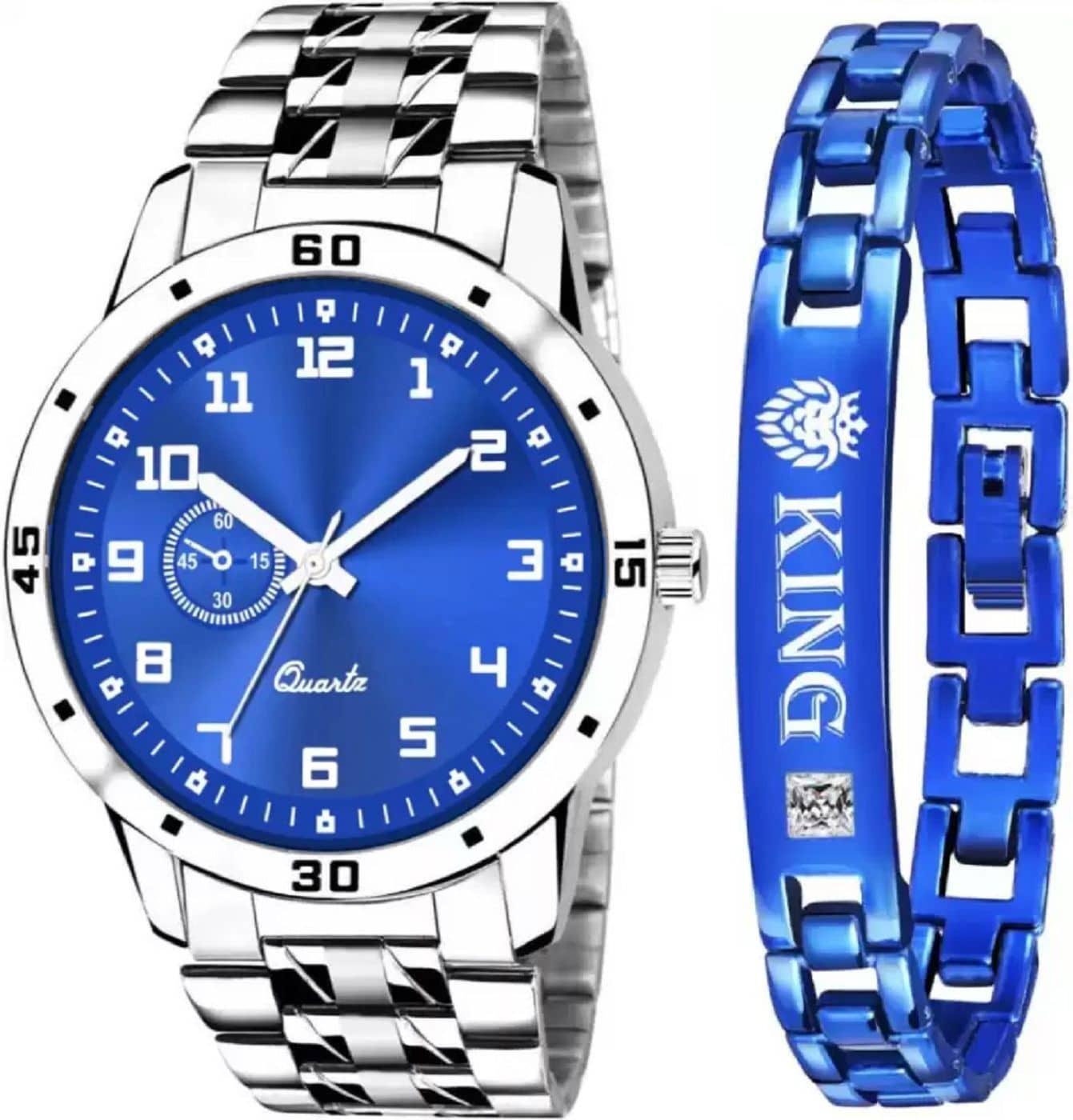 Shivark Silver Stainless Steel Analog Men's Watch