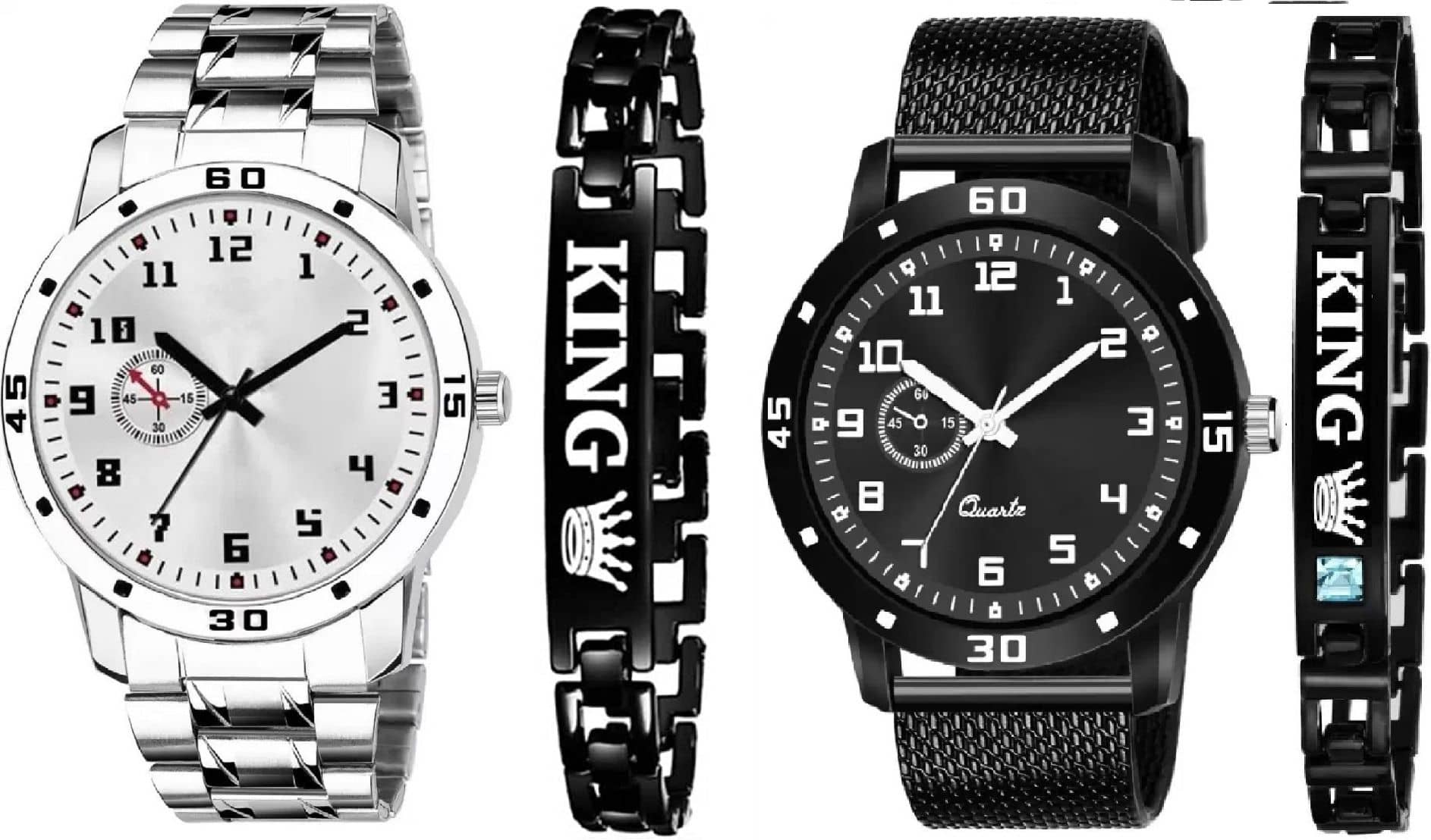 Shivark Multicolor Stainless Steel Analog Men's Watch