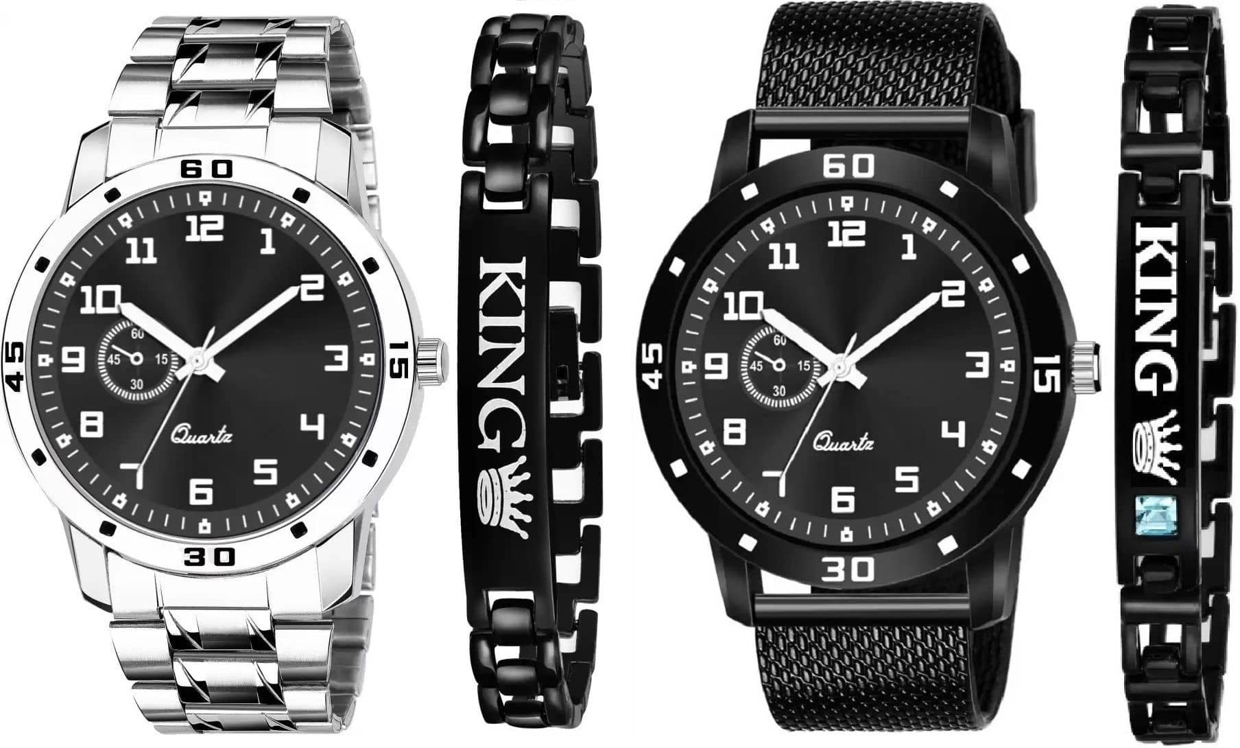Shivark Multicolor Stainless Steel Analog Men's Watch