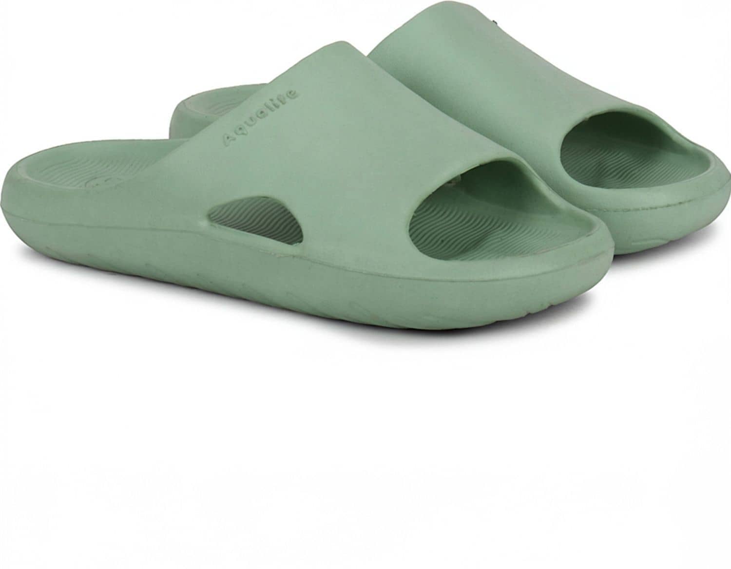 Aqualite Green Women's Slide Flip Flop