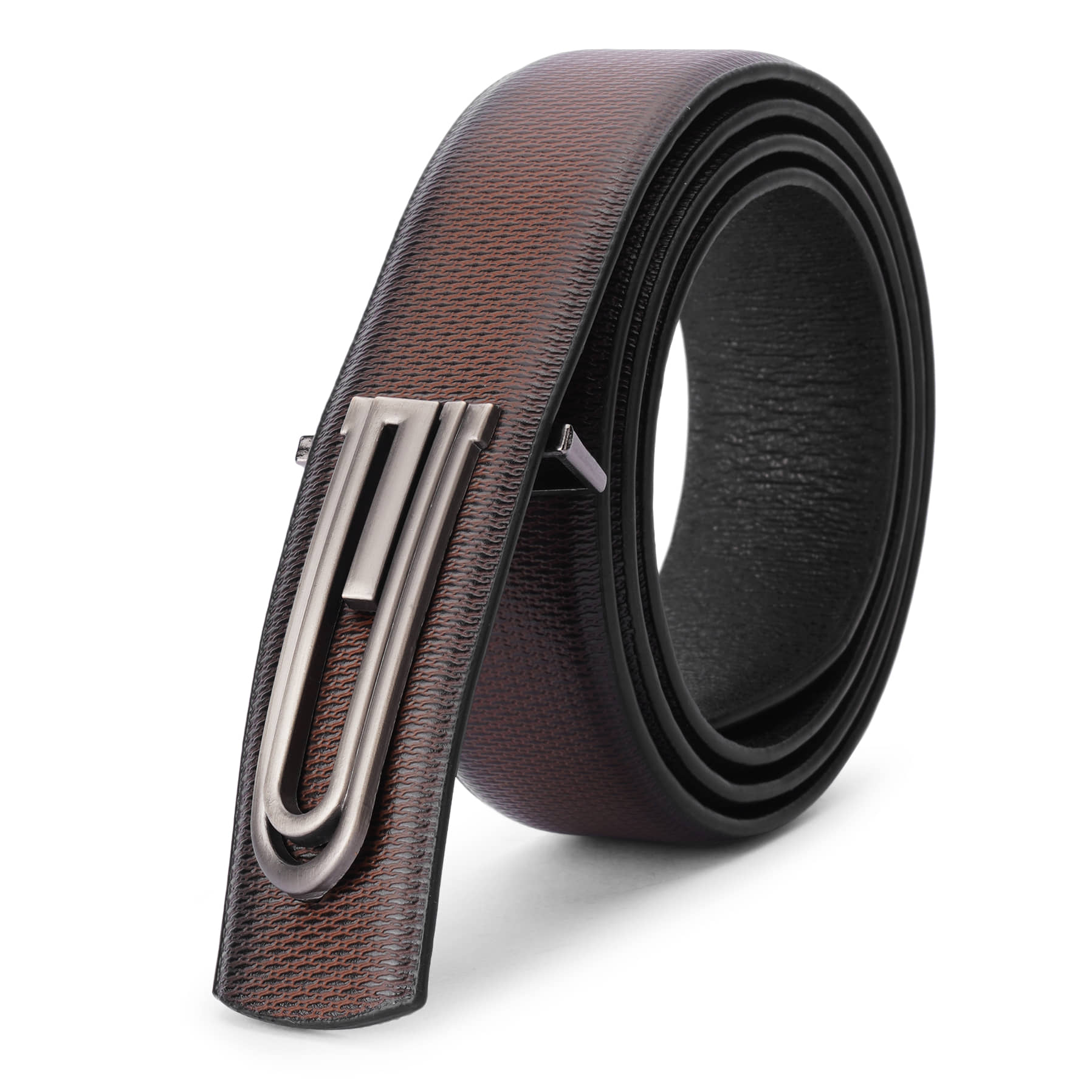 Kastner - Brown Faux Leather Men's Casual Belt ( Pack of 1 )