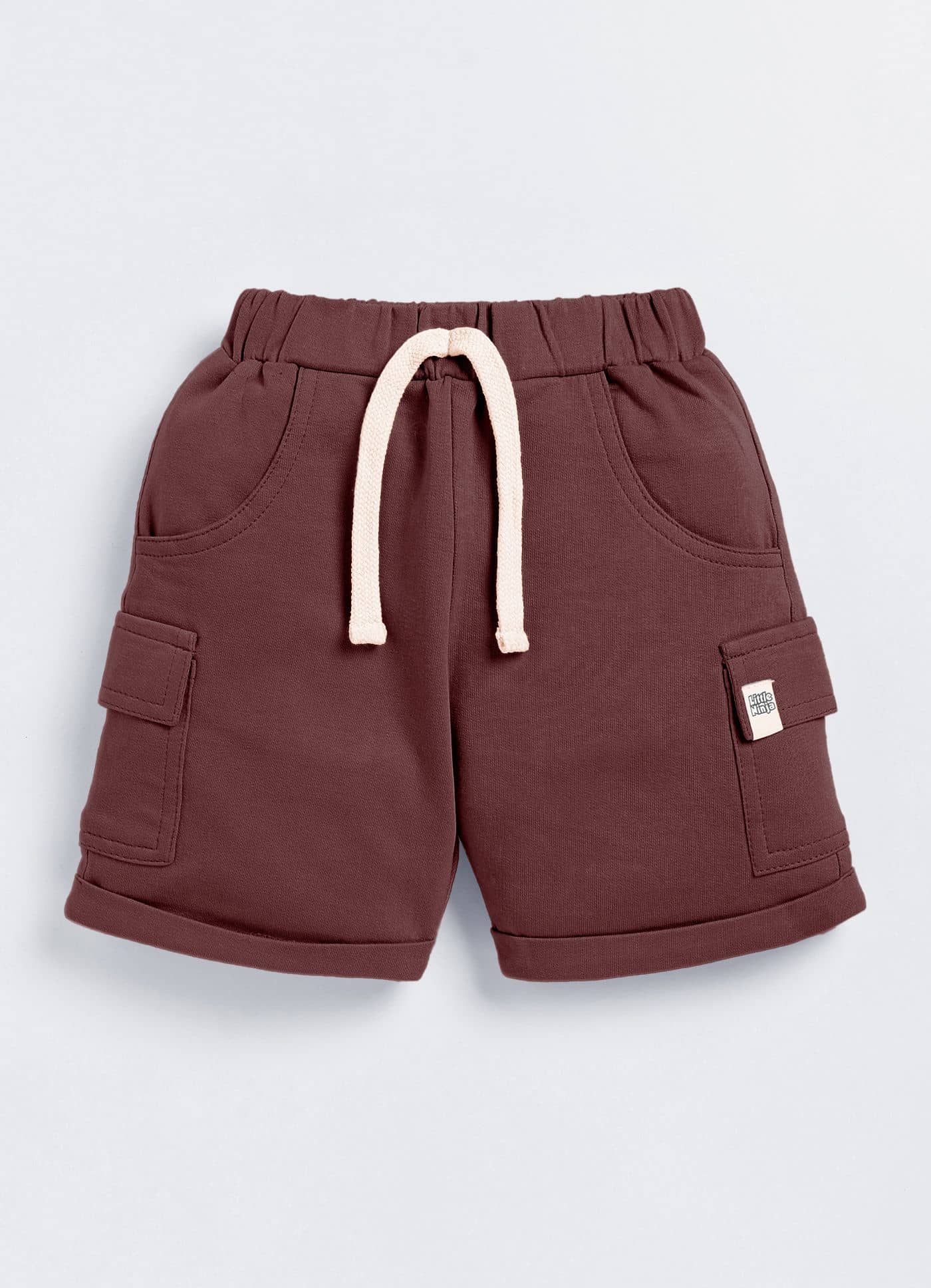 Little Ninja Pack of 1 Denim Shorts For Boys ( Brown ) - Shorts | Buy online on ZillyBuy