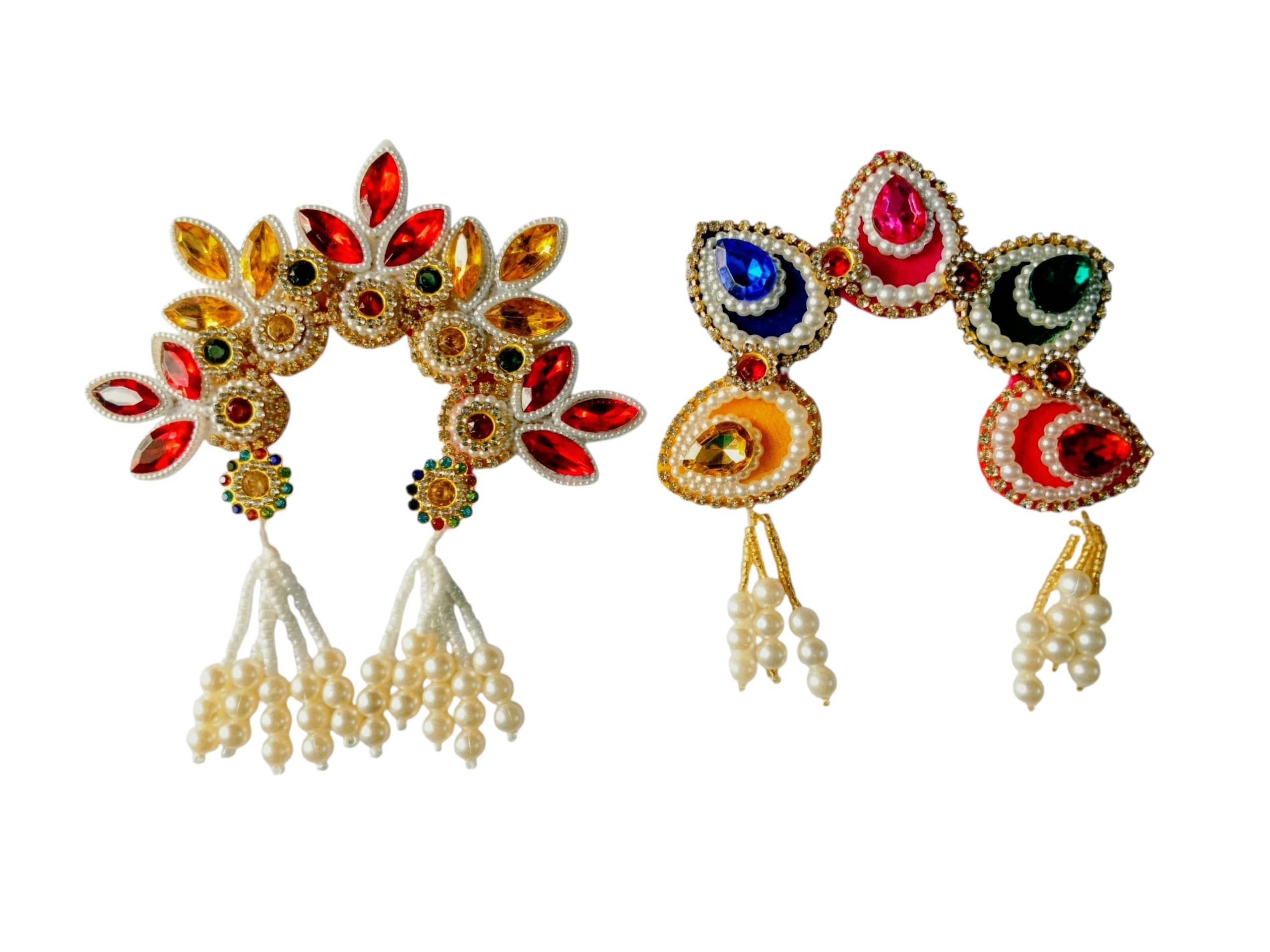 Cherry Tree Laddu Gopal Multicolor Crystal Jewellery ( Pack of 1 )