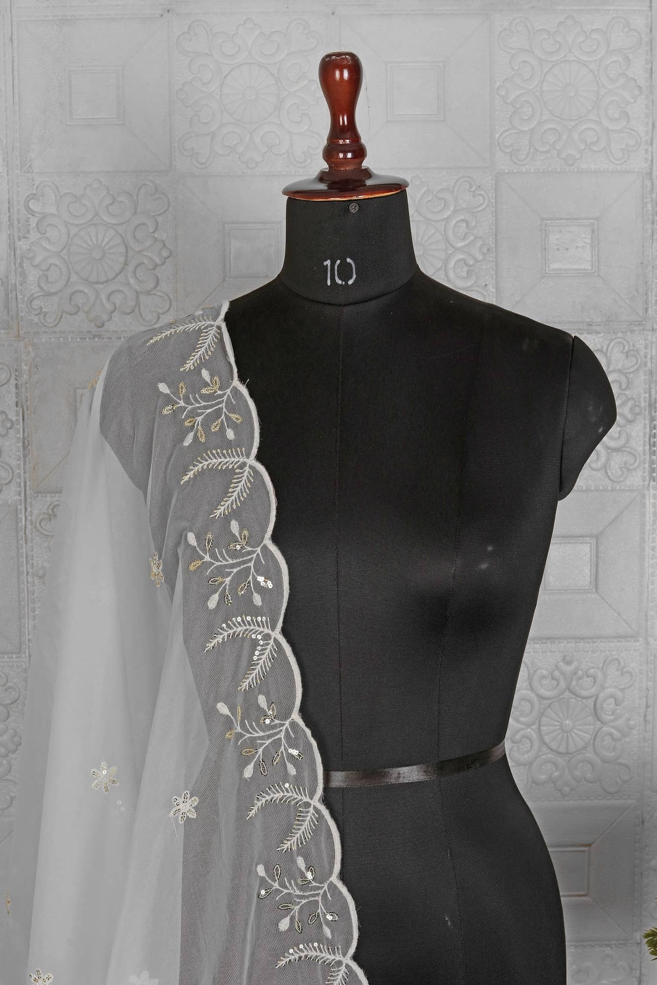 Jignisha Fashion Organza Women Dupatta ( White , Pack of 1 ) - Dupattas & Shawls | Buy online on ZillyBuy