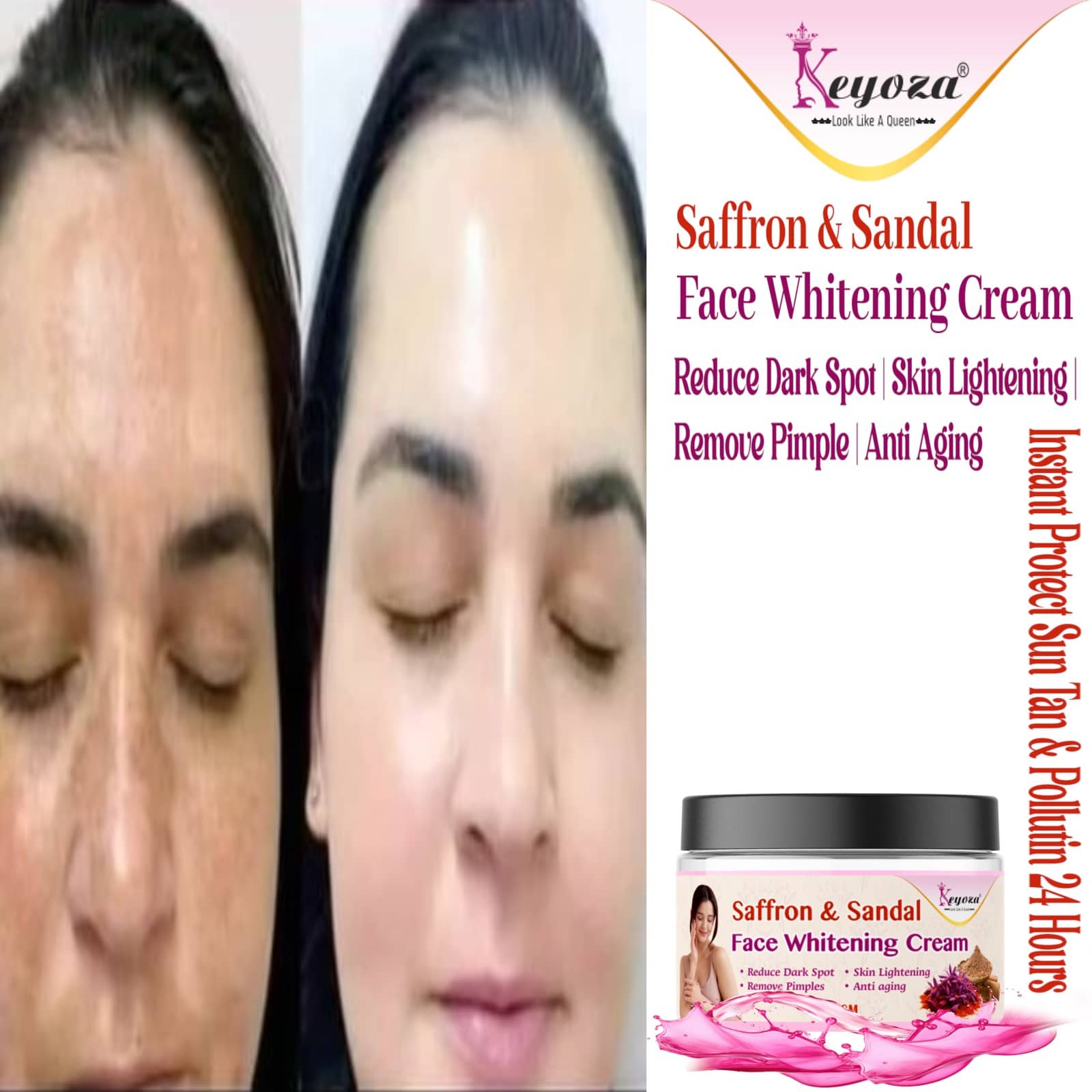 Keyoza Moisturizer All Skin Type Sandalwood ( 50 gm )