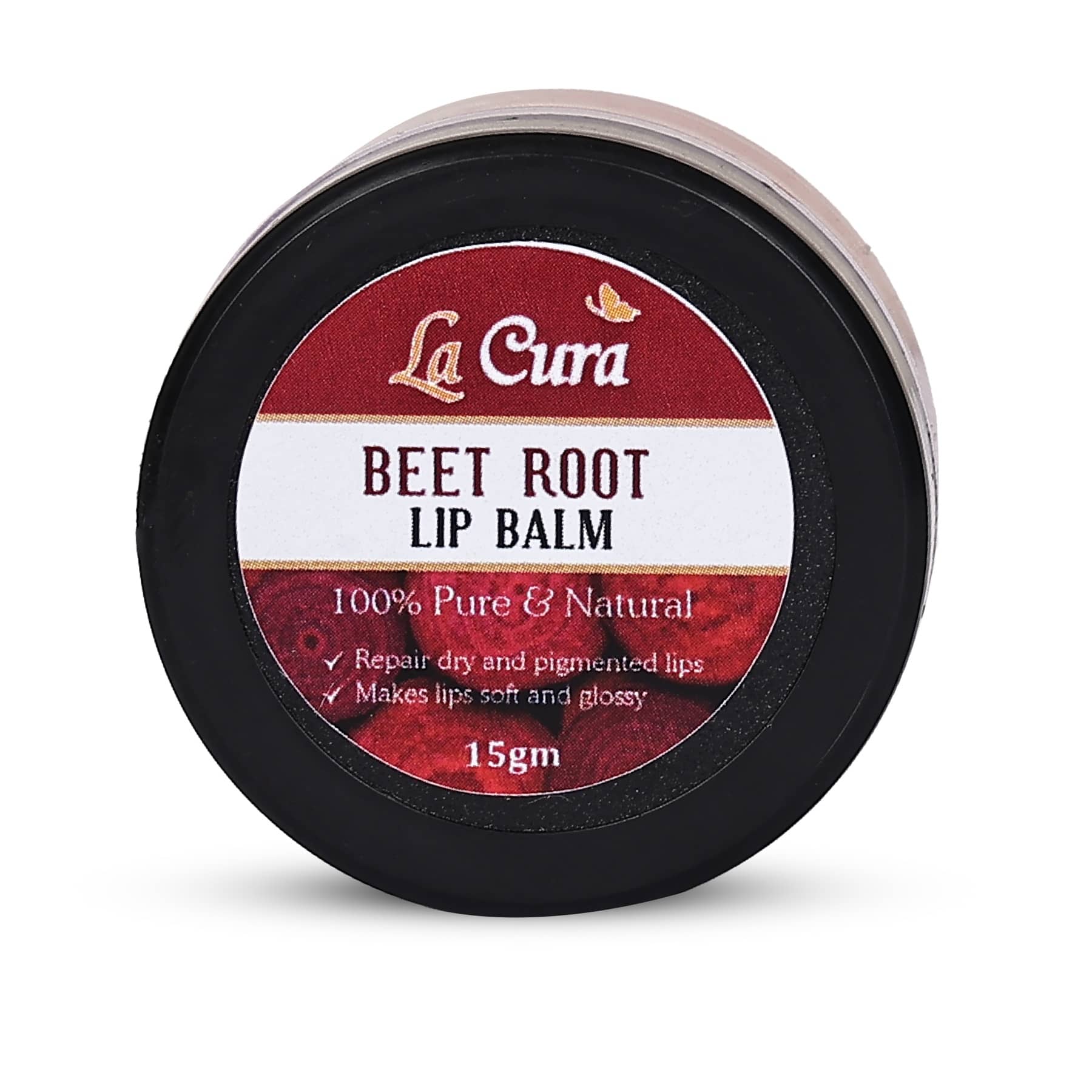 La Cura Nourished Lips with SPF20 | Beetroot Lip Balm ( Pack of 1 )