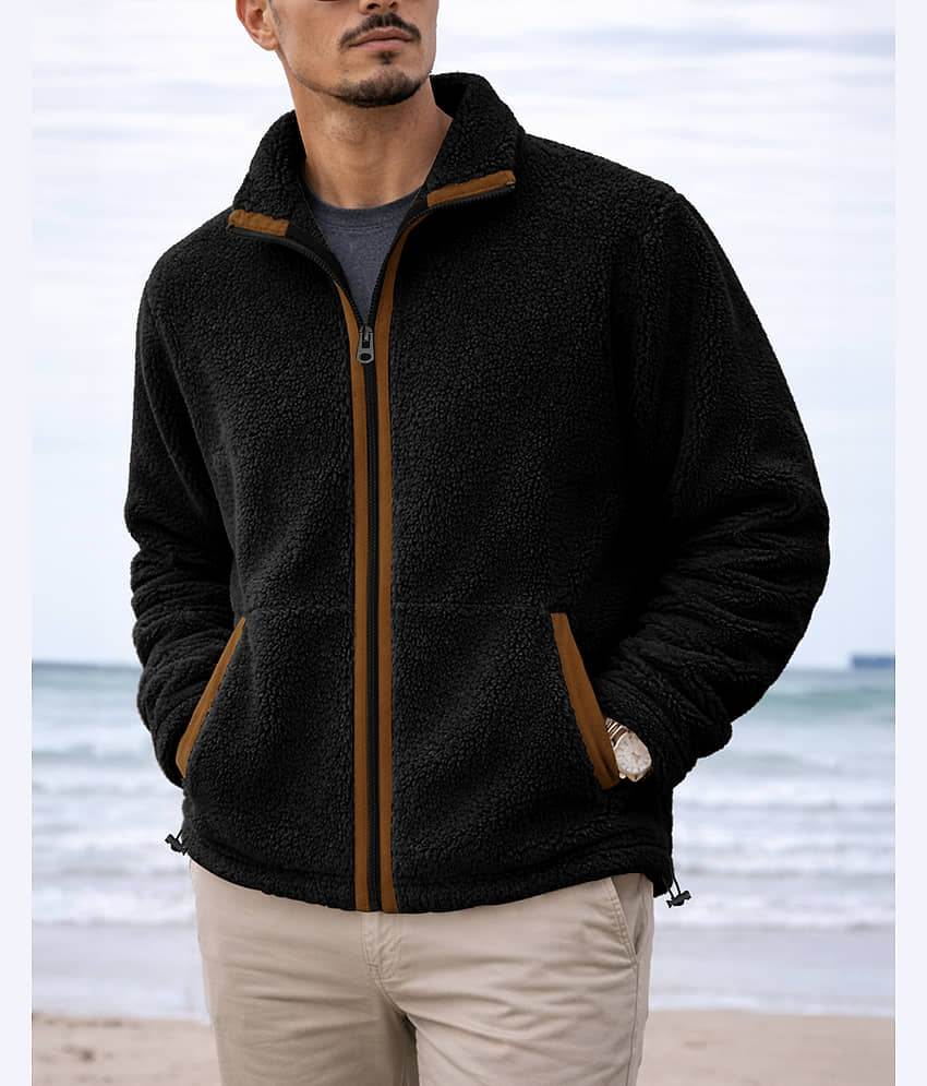 Eyebogler Polyester Men's Casual Jacket - Black ( Pack of 1 ) - Jackets & Coats | Buy online on ZillyBuy