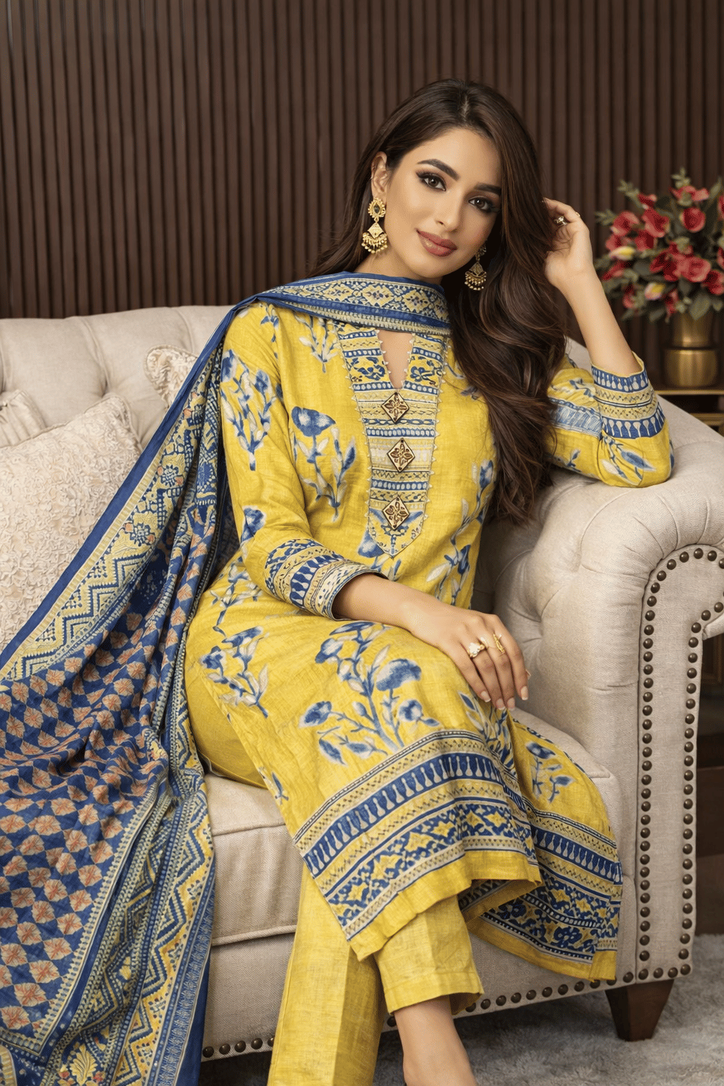 sachin and babi light blue dress Pink Polyester Lightweight Georgette Dress Fabric