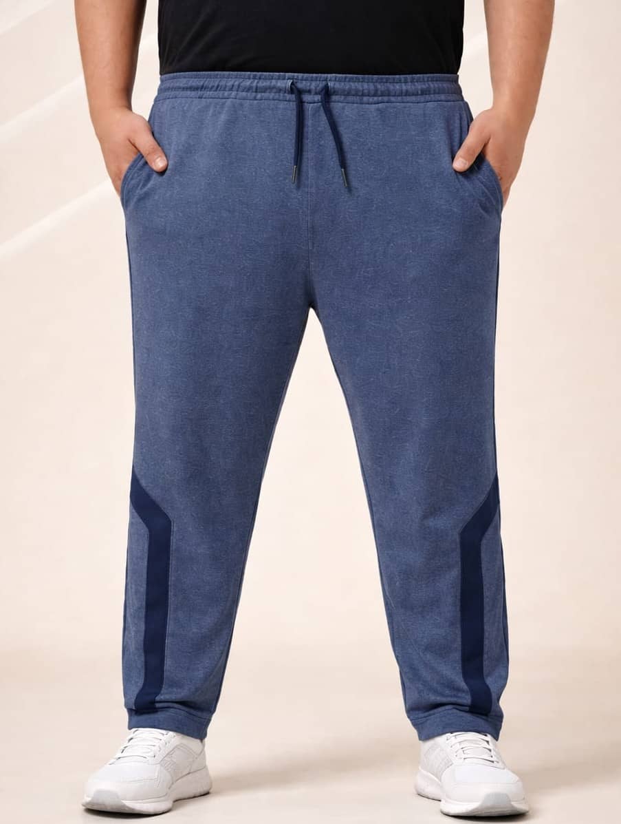 AUSTIVO Blue Cotton Blend Men's Trackpants ( Pack of 1 ) - Track Pants | Buy online on ZillyBuy