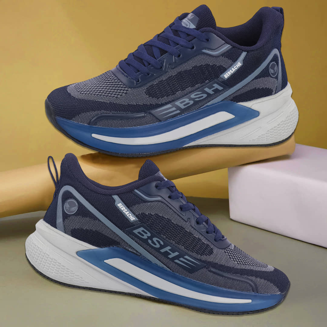 Bersache Men's Sports Shoes  Non-Marking Shoes Blue Male - Sports Shoes | Buy online on ZillyBuy