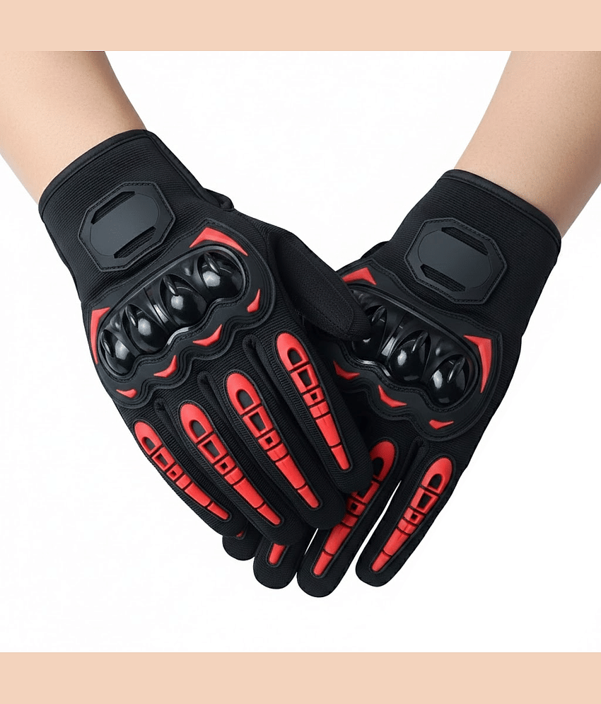 AKSMIT Red Polyester Men's UV Protection Gloves ( Pack of 1 ) - Jewellery Sets | Buy online on ZillyBuy