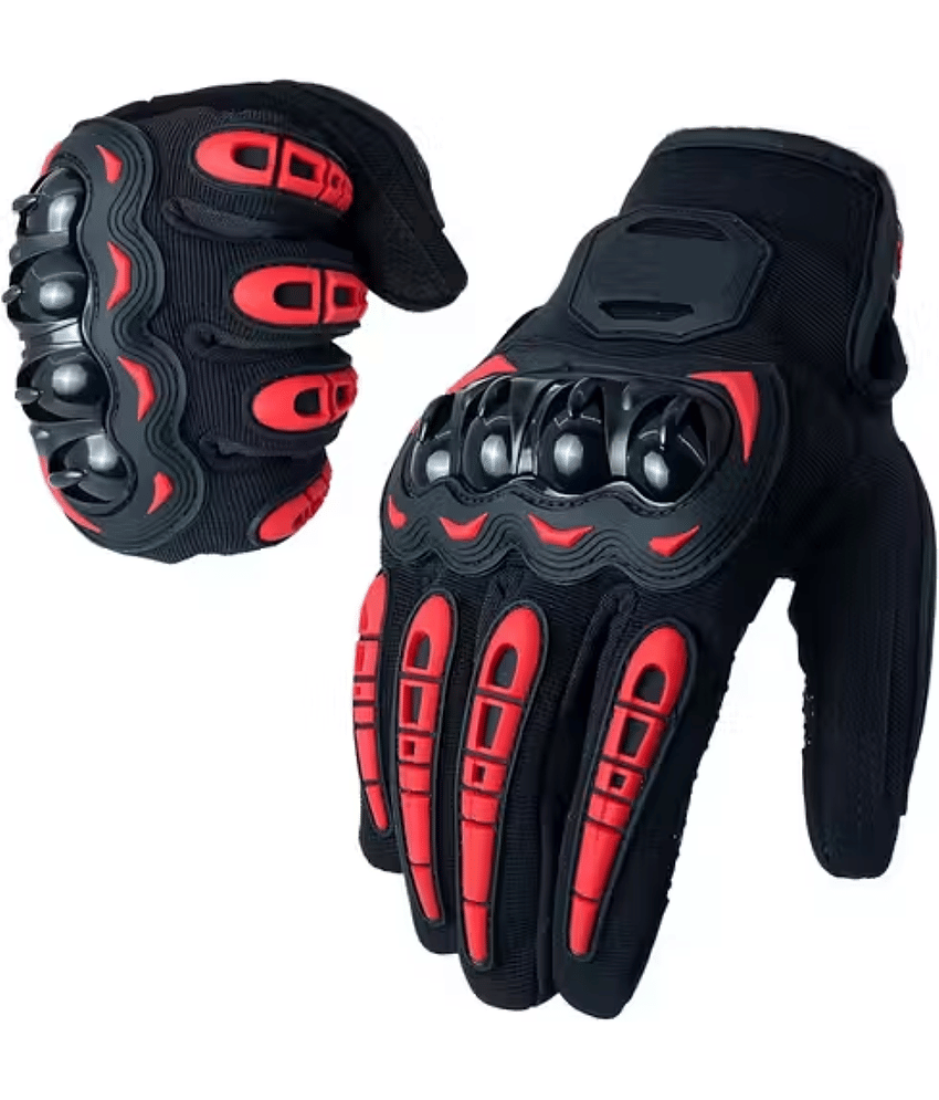 AKSMIT Red Polyester Men's UV Protection Gloves ( Pack of 1 ) - Jewellery Sets | Buy online on ZillyBuy