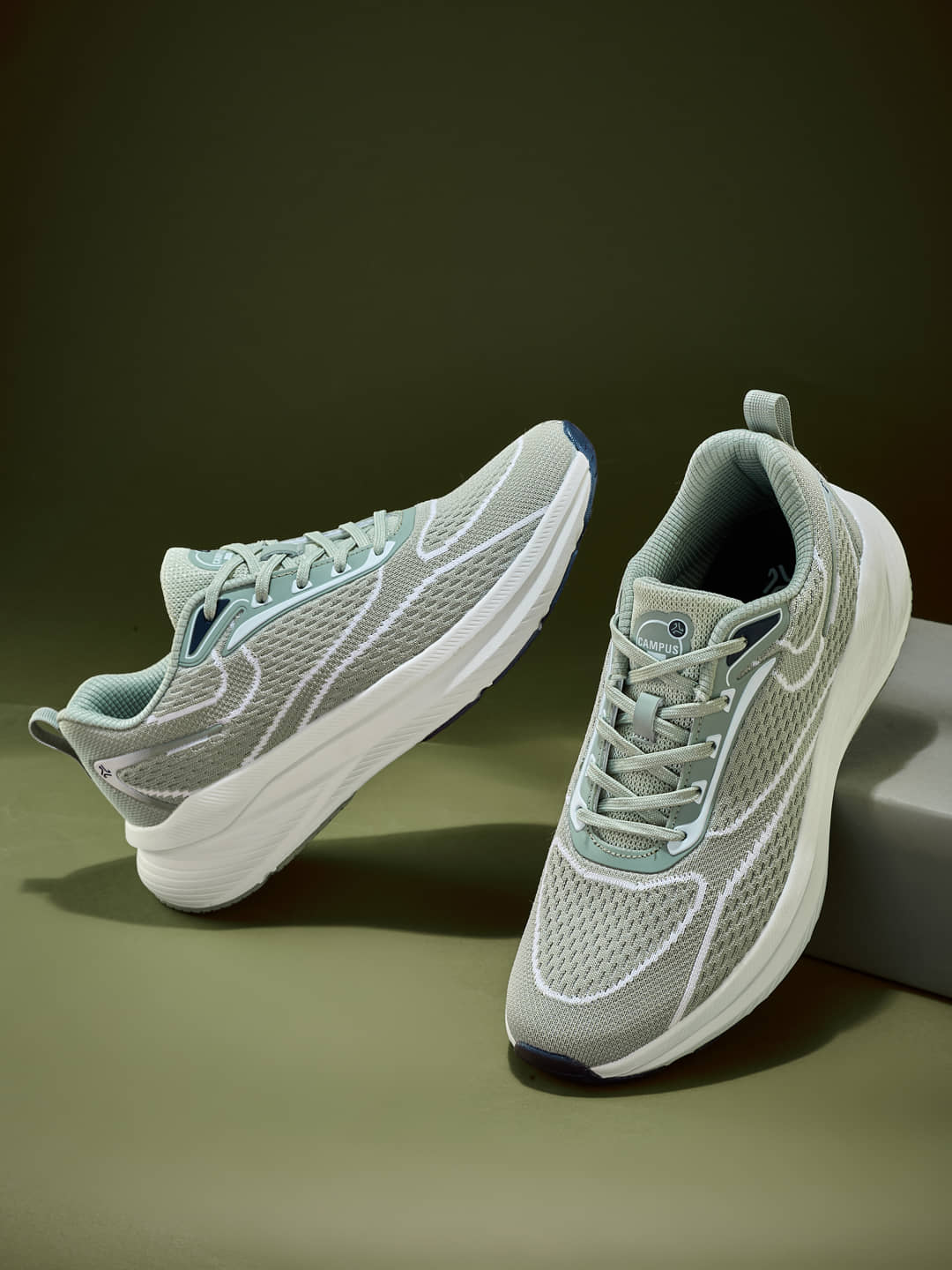 Campus KRIVO Green Men's Sports Running Shoes - Sports Shoes | Buy online on ZillyBuy