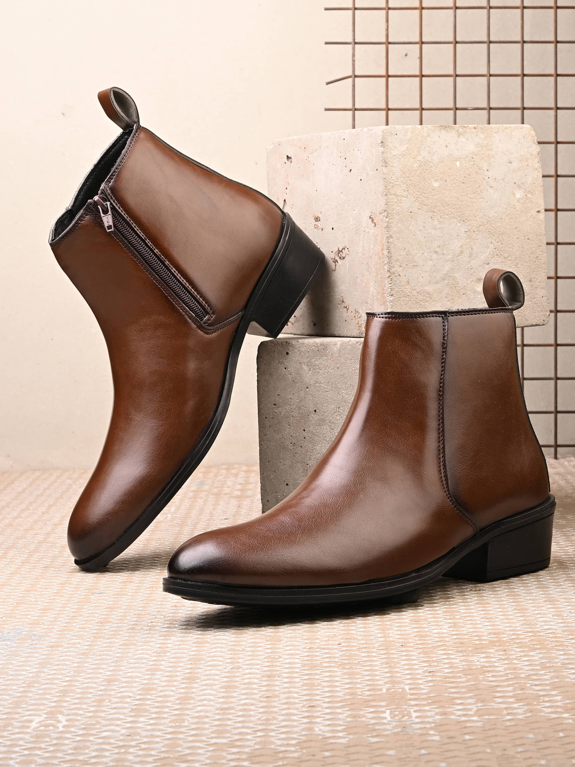 Footloose Brown Men's Chelsea Boots