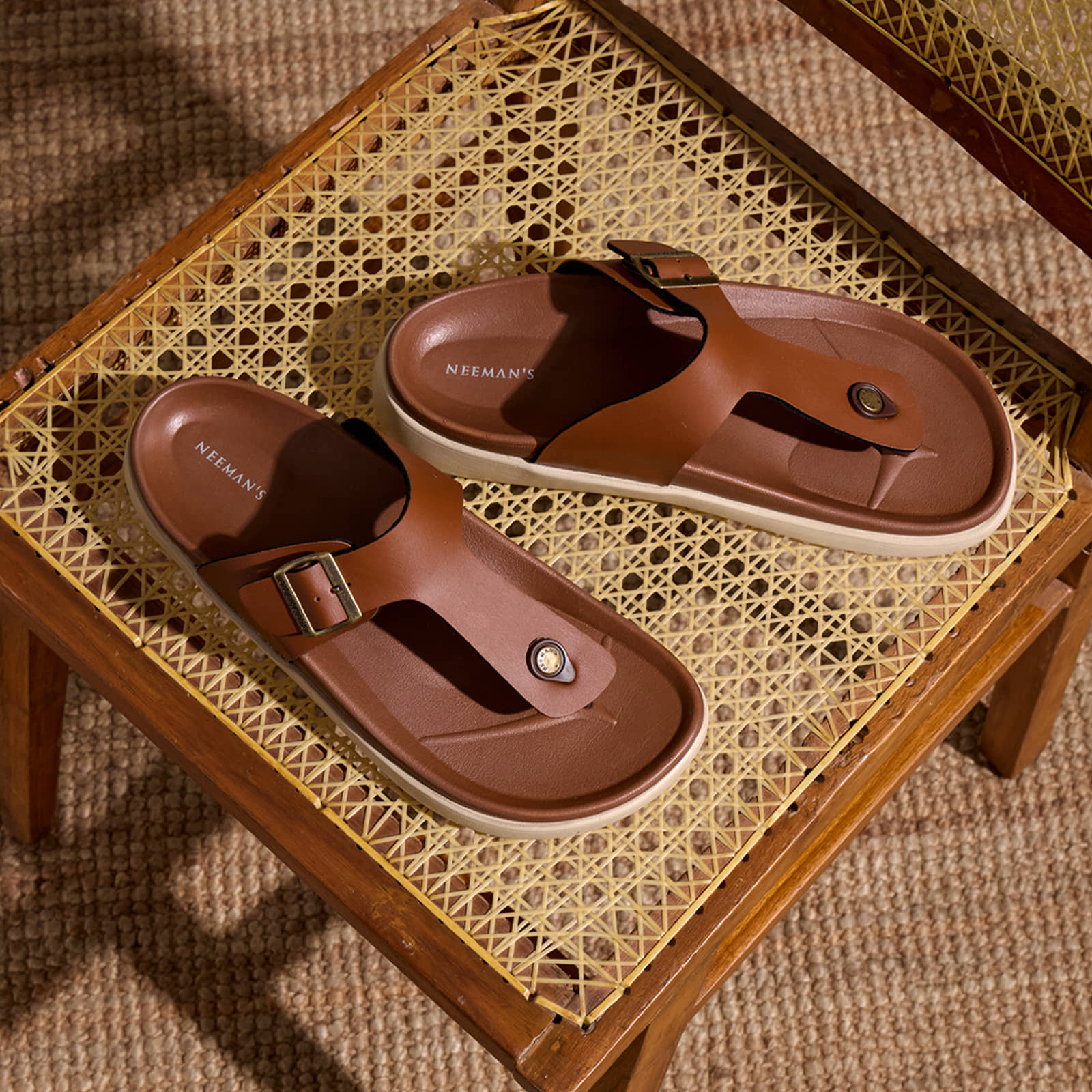 Neemans Purewhoosh Breeze - Tan Men's Sandals