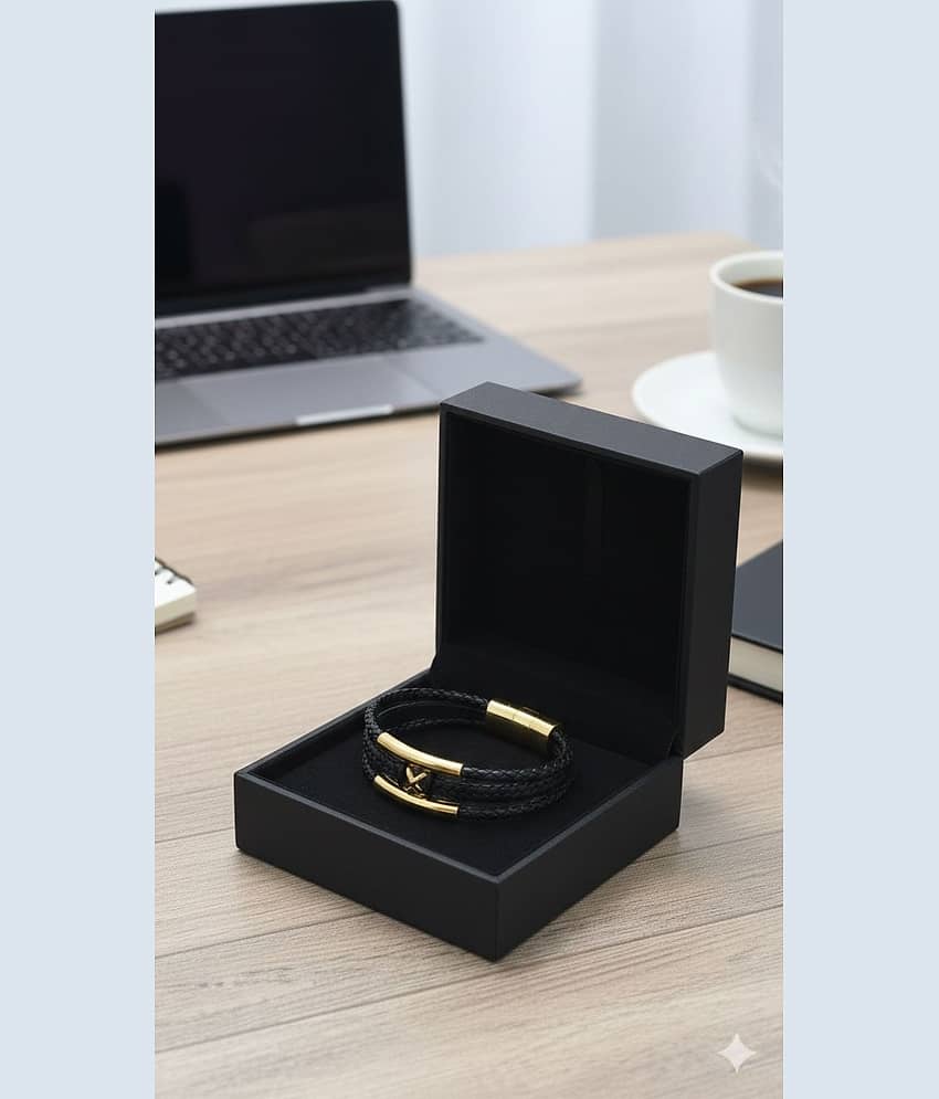 Abrexo Black Bracelet ( Pack of 1 ) - Bangles & Bracelets | Buy online on ZillyBuy