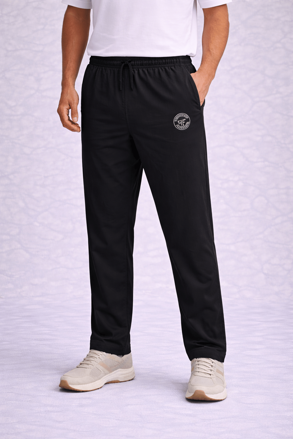 FEVERFEW Black Polyester Men's Trackpants ( Pack of 1 ) - Track Pants | Buy online on ZillyBuy
