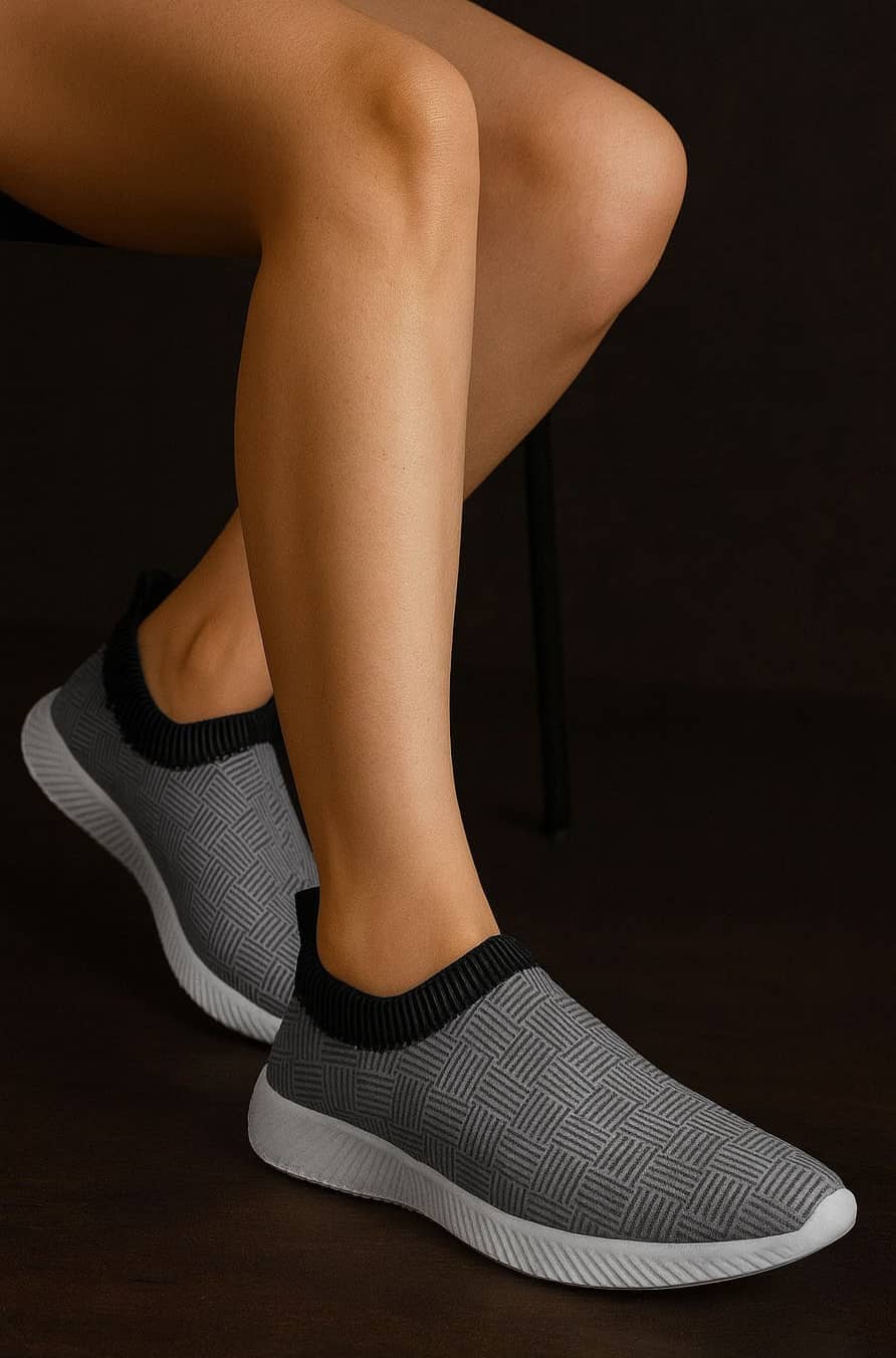 Fabbmate Gray Women's Korean Shoes - Casual Shoes | Buy online on ZillyBuy
