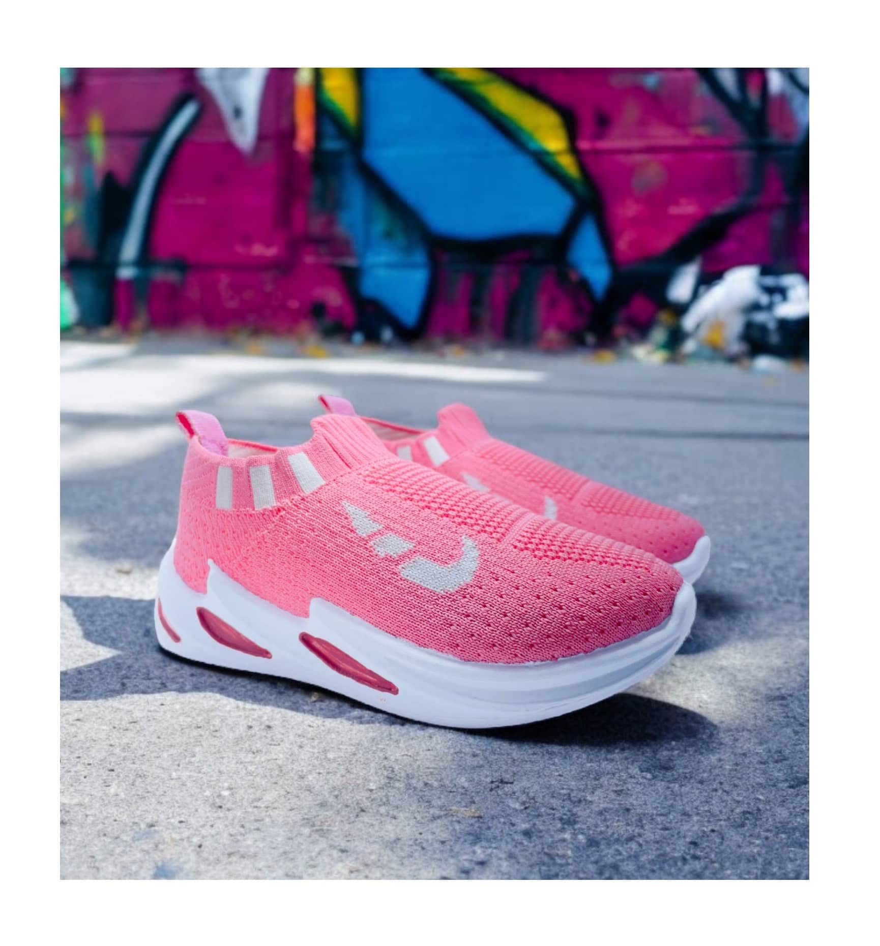 Fabbmate - Pink Girl's Sneakers ( 1 Pair ) - Casual Shoes | Buy online on ZillyBuy