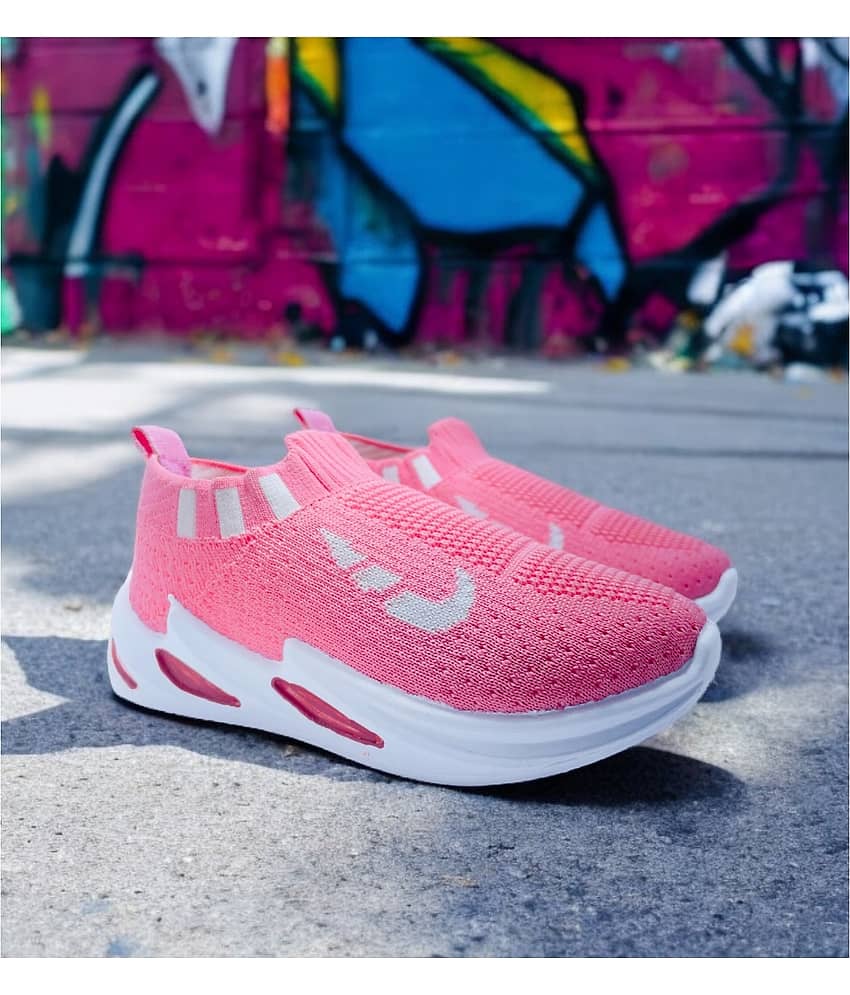 Fabbmate - Pink Girl's Sneakers ( 1 Pair ) - Casual Shoes | Buy online on ZillyBuy