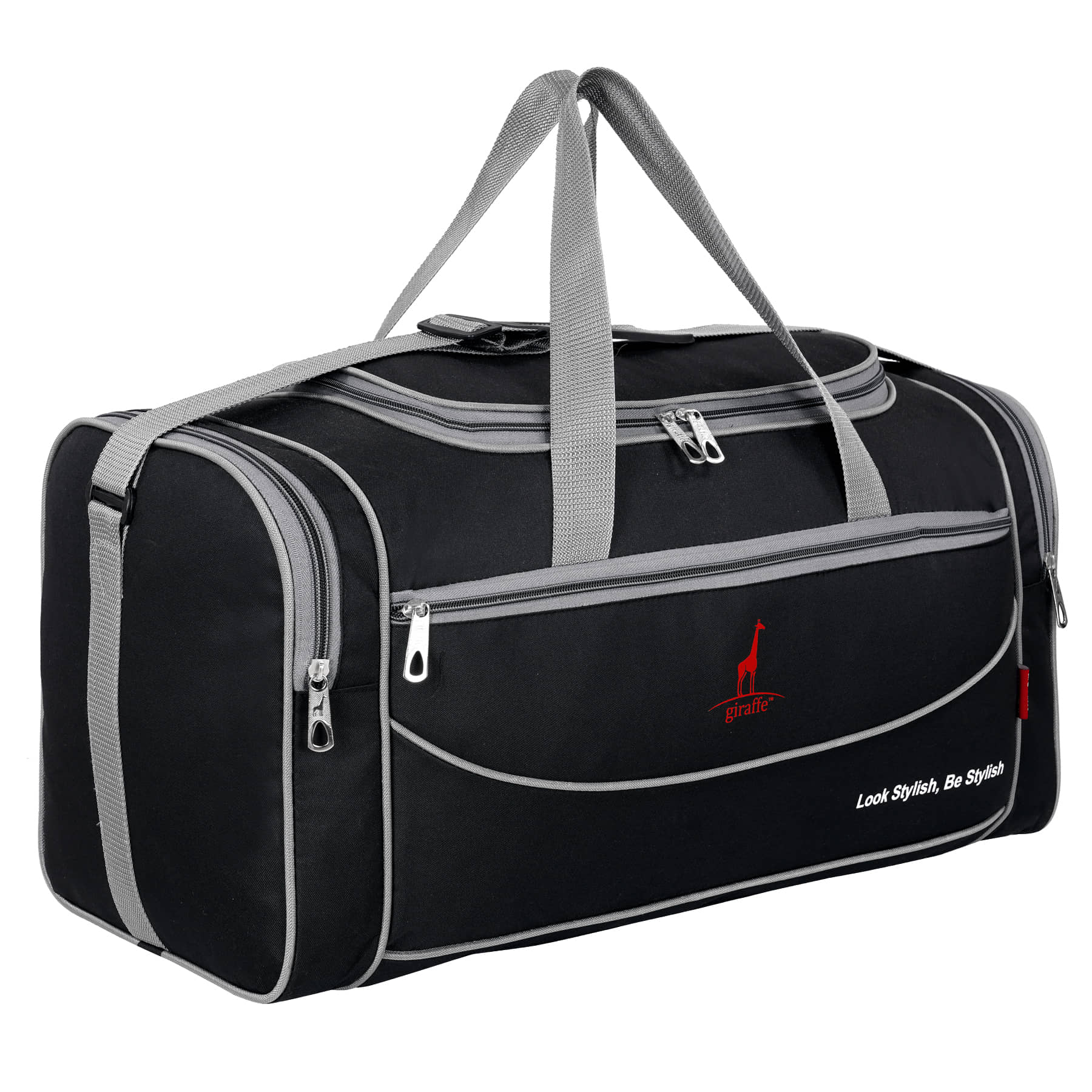 Giraffe 40 Ltrs Black Polyester Duffle Bag