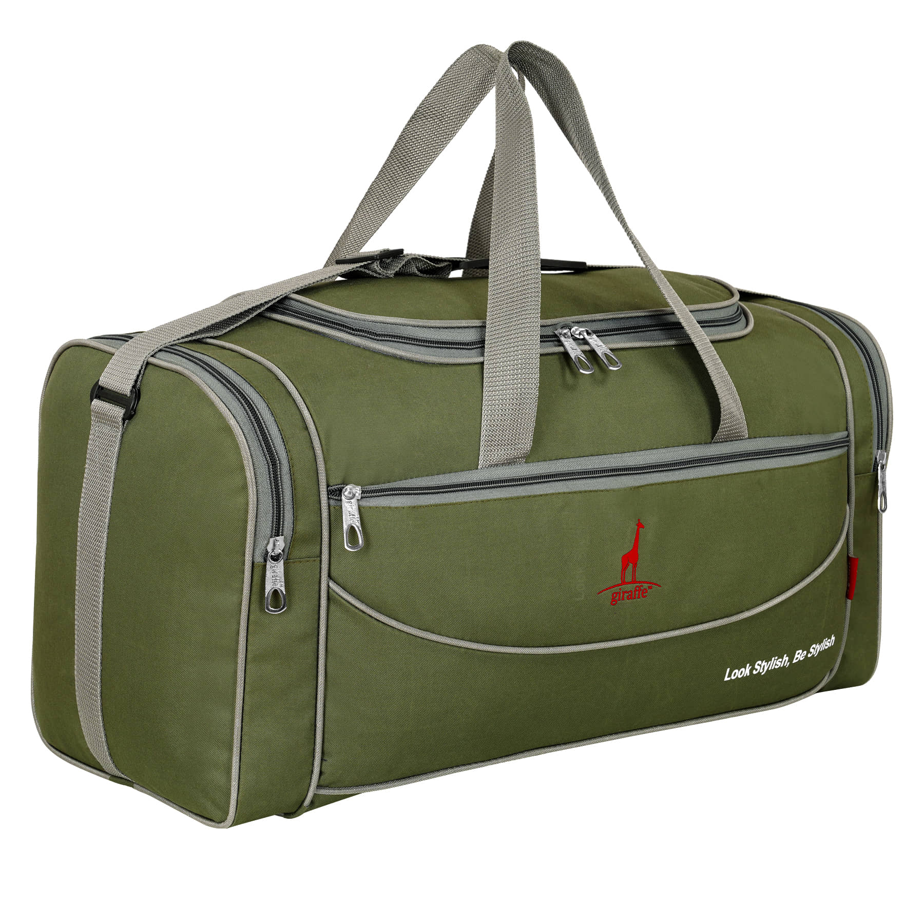 Giraffe 40 Ltrs Green Polyester Duffle Bag