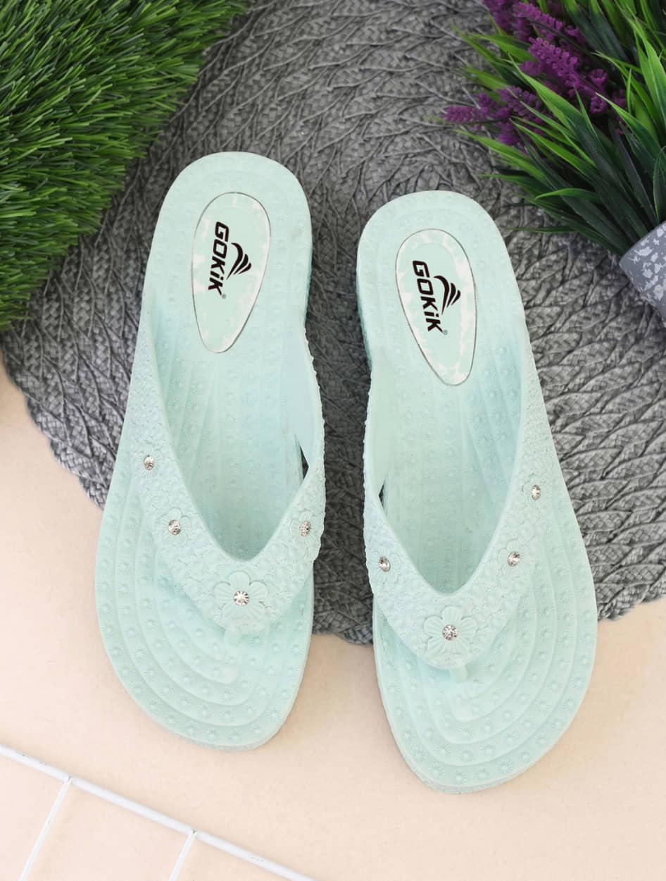 Gokik Beige Women's Slipper