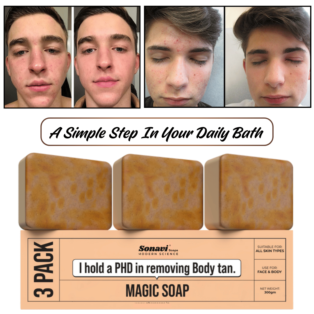 Sonavi Skin Whitening GHARSOAP Soap for Sensitive Skin ( Pack of 3 )