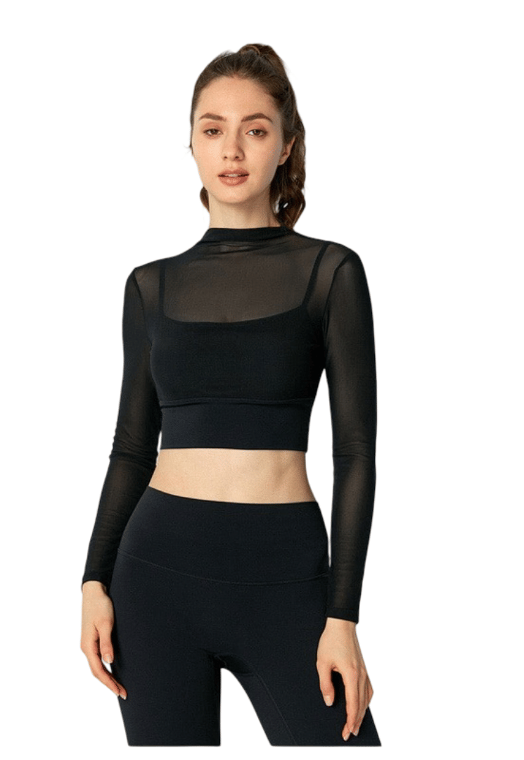 ROKONIC Women's Net Cape Top ( Black )