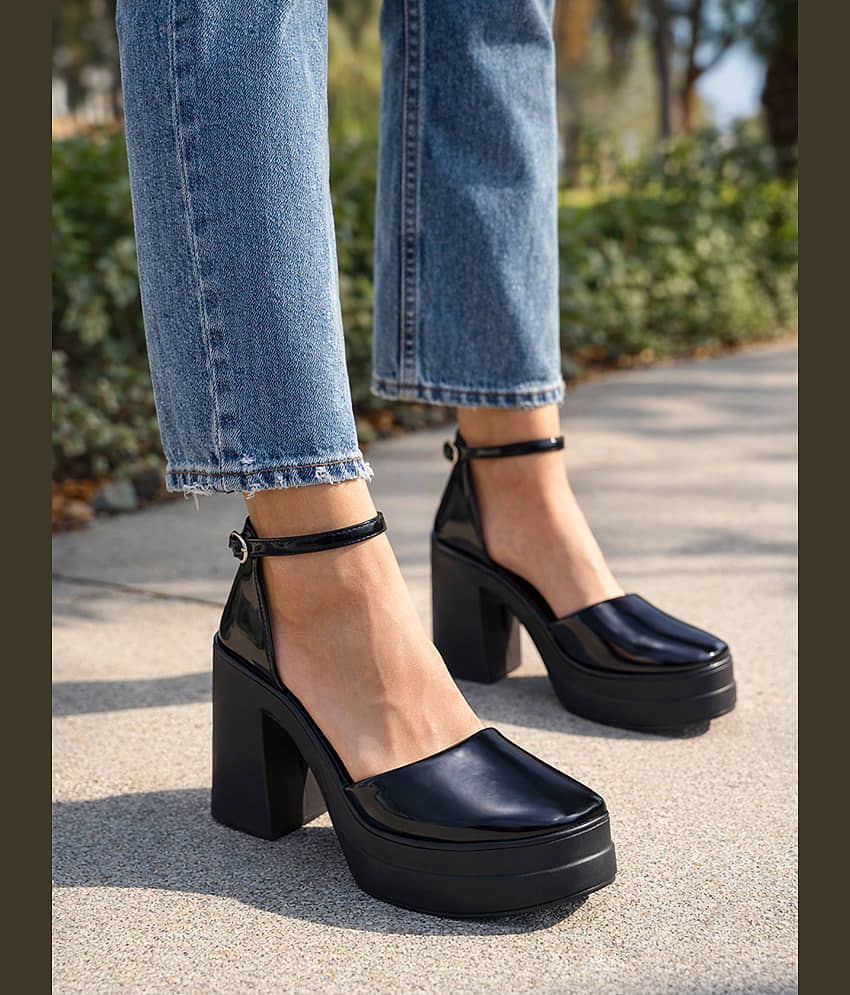 Stylestry Black Women's Sandal Heels - Heels | Buy online on ZillyBuy