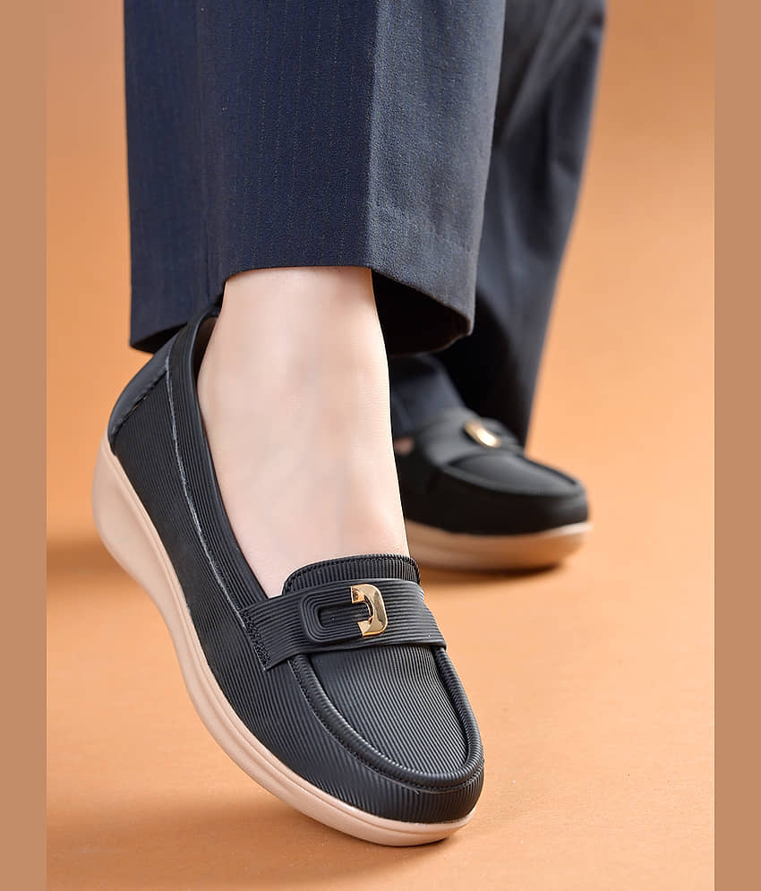 Stylestry Black Women's Loafers - Casual Shoes | Buy online on ZillyBuy
