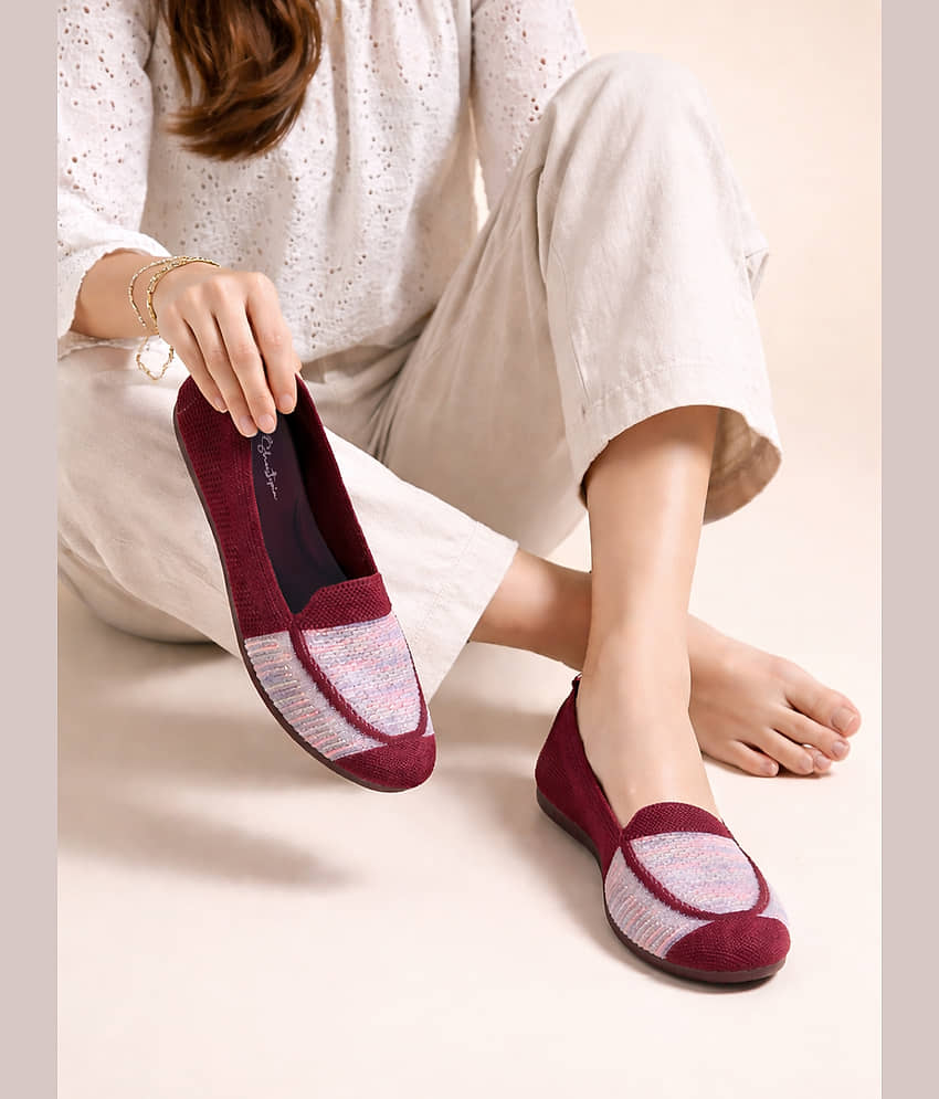 Stylestry Red Women's Casual Ballerinas - Casual Shoes | Buy online on ZillyBuy