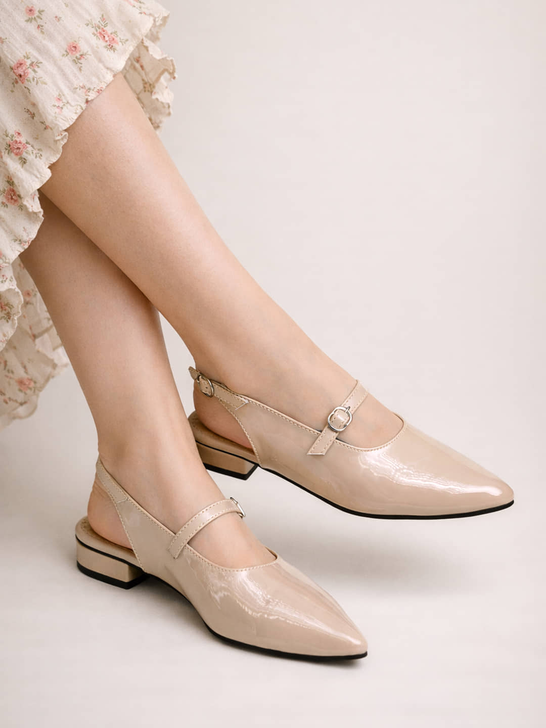 Stylestry Beige Women's Casual Ballerinas - Casual Shoes | Buy online on ZillyBuy