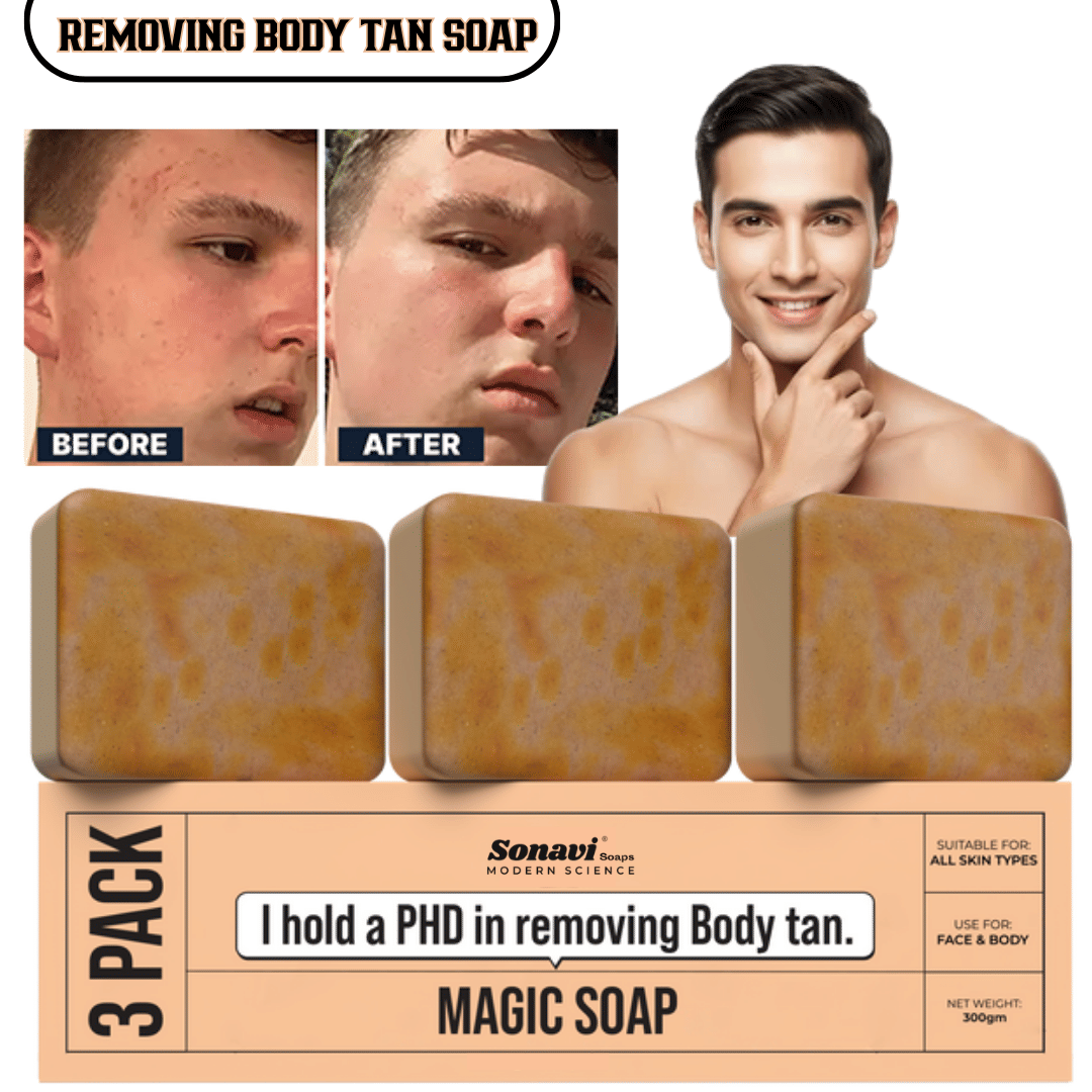 Sonavi Skin Whitening GHARSOAP Soap for All Skin Type ( Pack of 3 )
